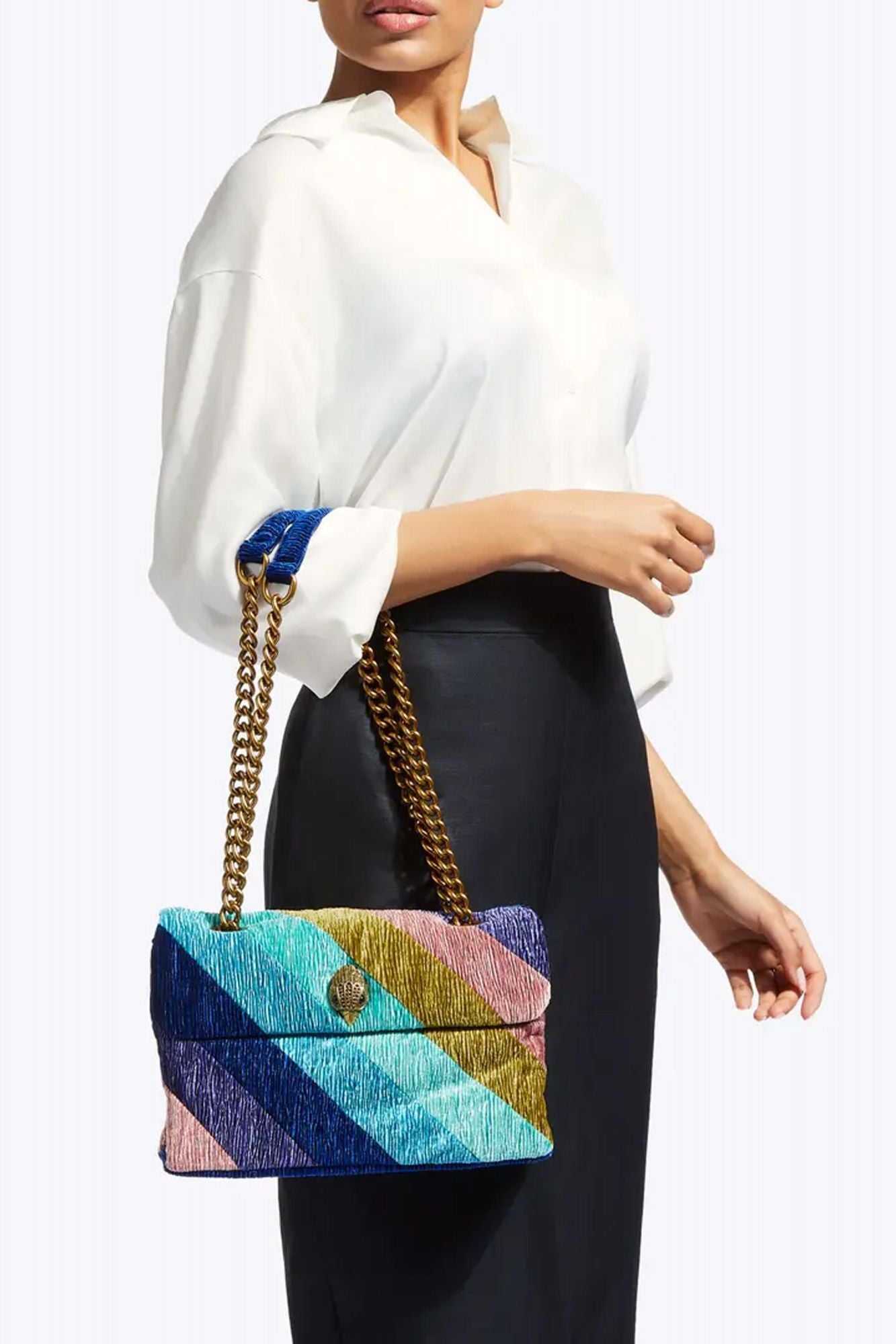 KURT GEIGER LONDON VELVET SOFT KENSINGTON en color MULTICOLOR (2)
