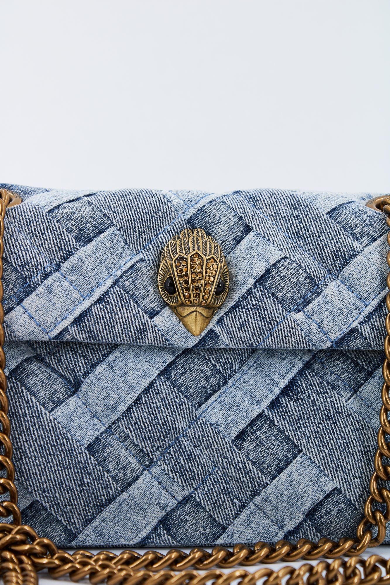 KURT GEIGER LONDON MINI KENSINGTON SOFT BA en color AZUL (4)