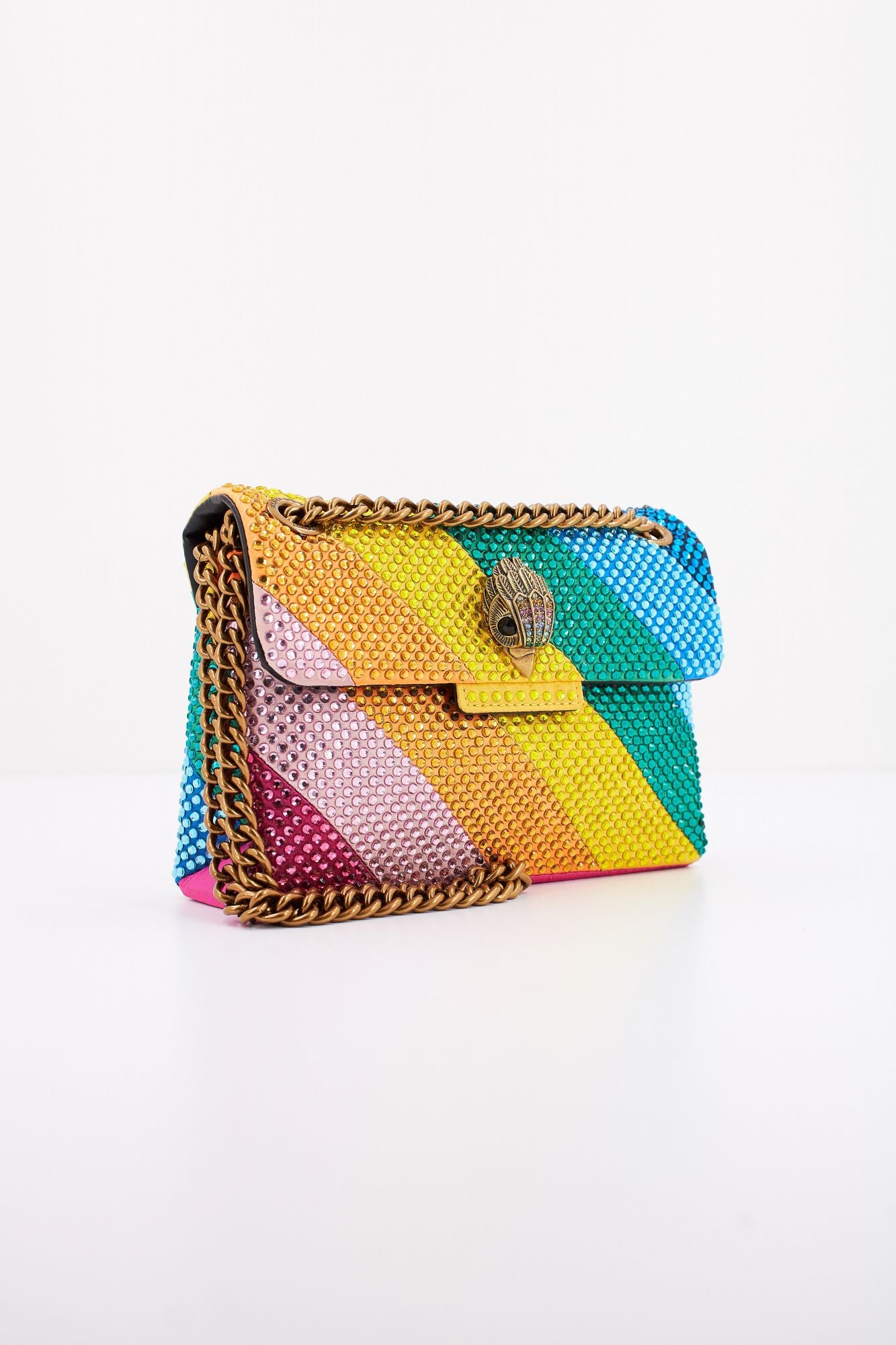 KURT GEIGER LONDON FABRIC MINI KENSINGTON en color MULTICOLOR (2)