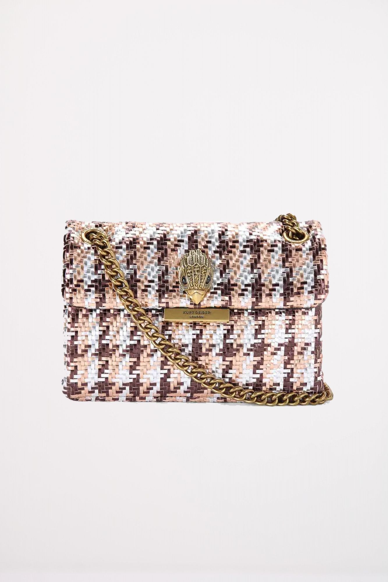 KURT GEIGER LONDON MINI KENSINGTON BAG en color ROSA (1)