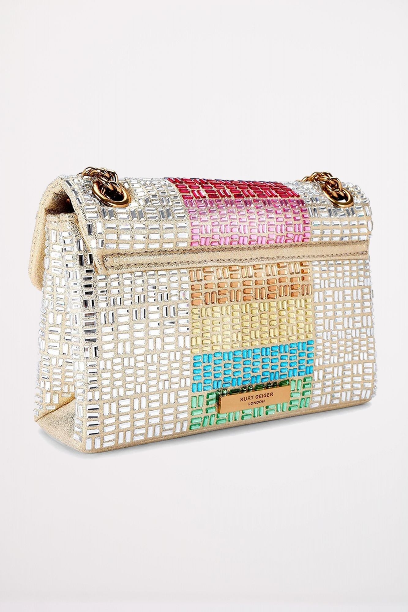 KURT GEIGER LONDON MINI KENSINGTON CRYSTALS en color MULTICOLOR (3)