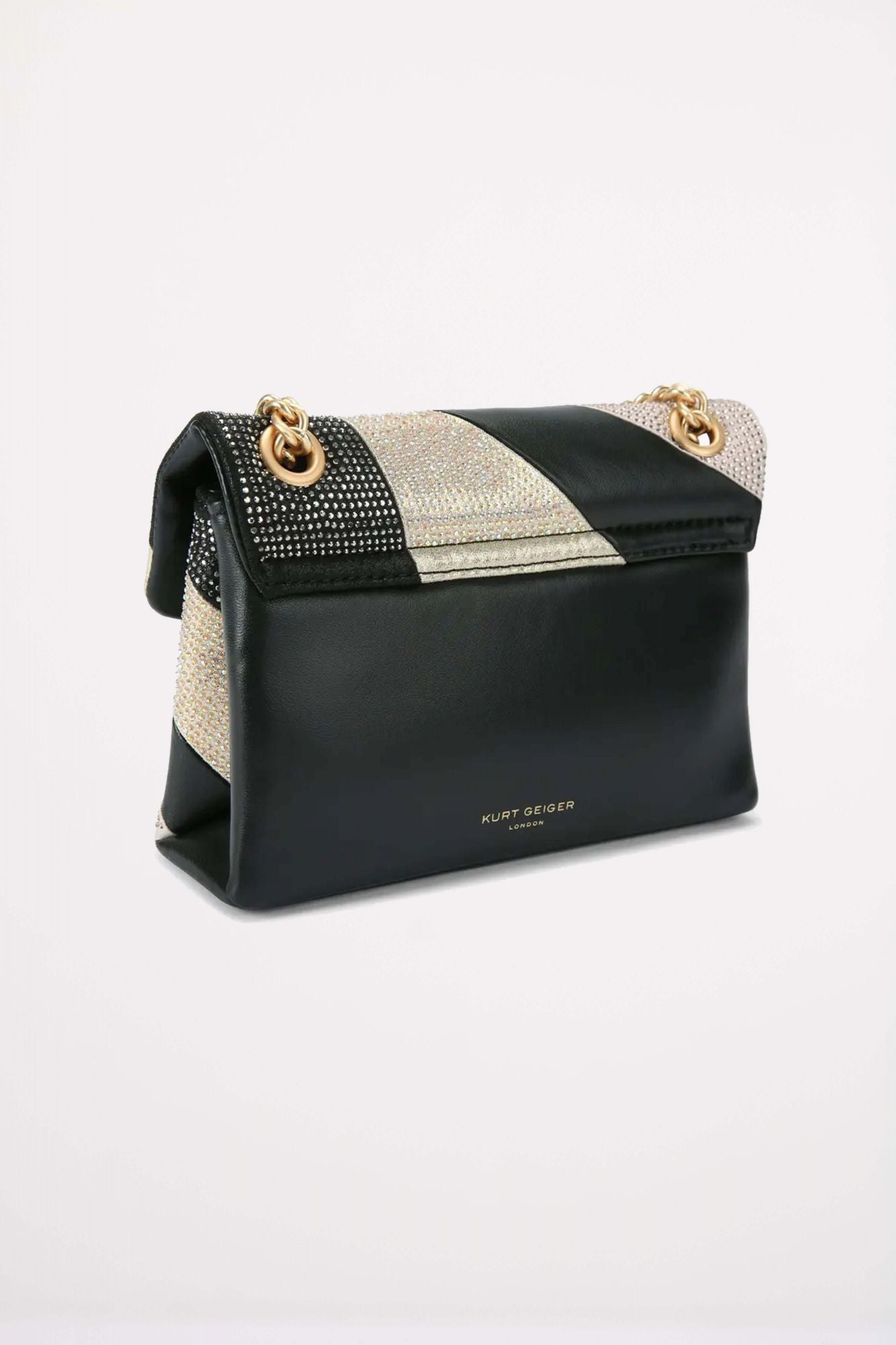 KURT GEIGER LONDON MINI KENSINGTON BAG en color NEGRO (3)
