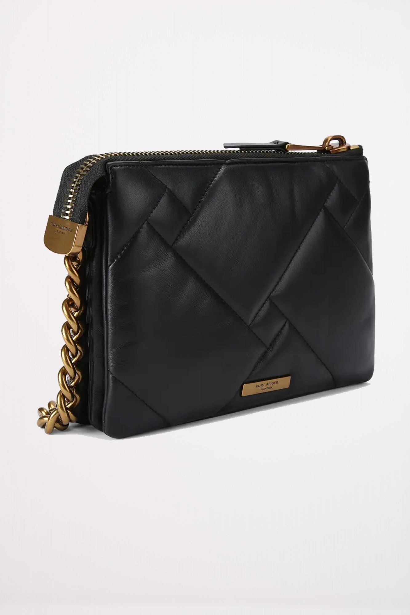 KURT GEIGER LONDON KENSINGTON PUFF 3 POUCH en color NEGRO (3)