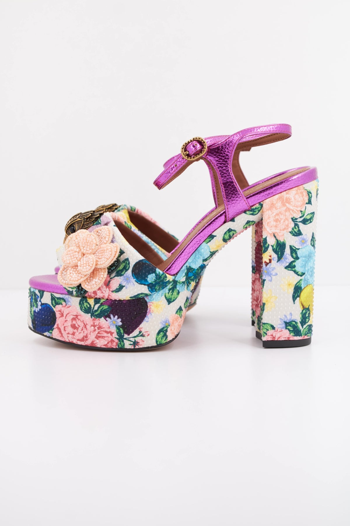 KURT GEIGER LONDON KENSINGTON PLATFORM SDL en color FLORAL (1)