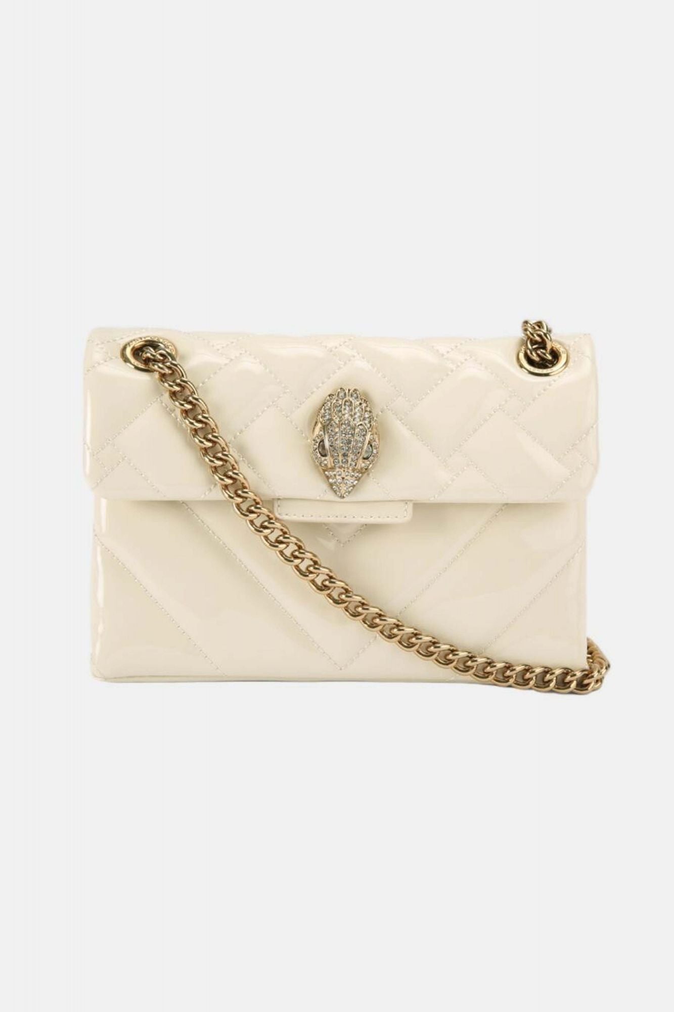 KURT GEIGER LONDON LEATHER MINI KENSINGTON en color NUDE (2)