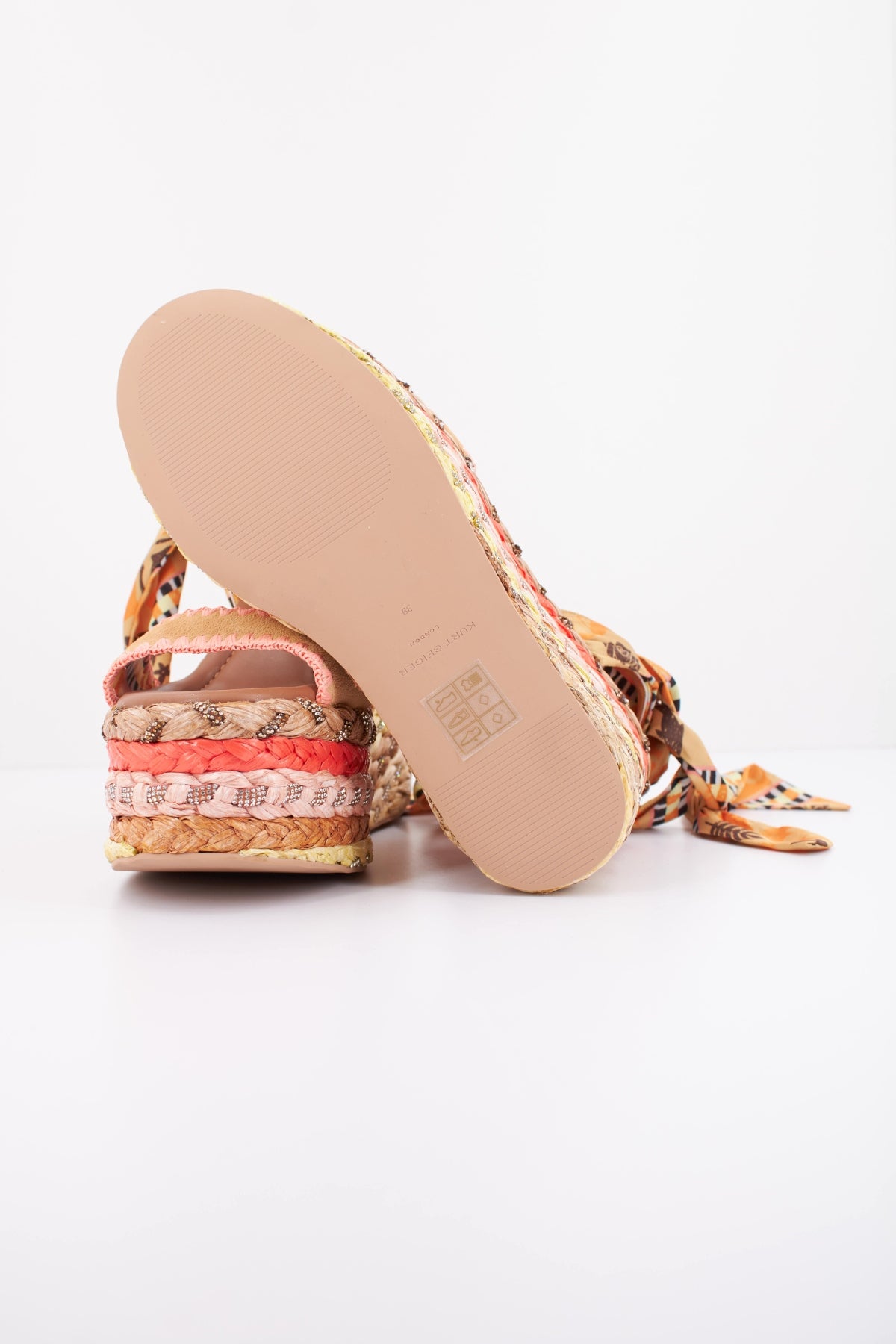 KURT GEIGER LONDON CHELSEA SCARF WEDGE en color MULTICOLOR (5)