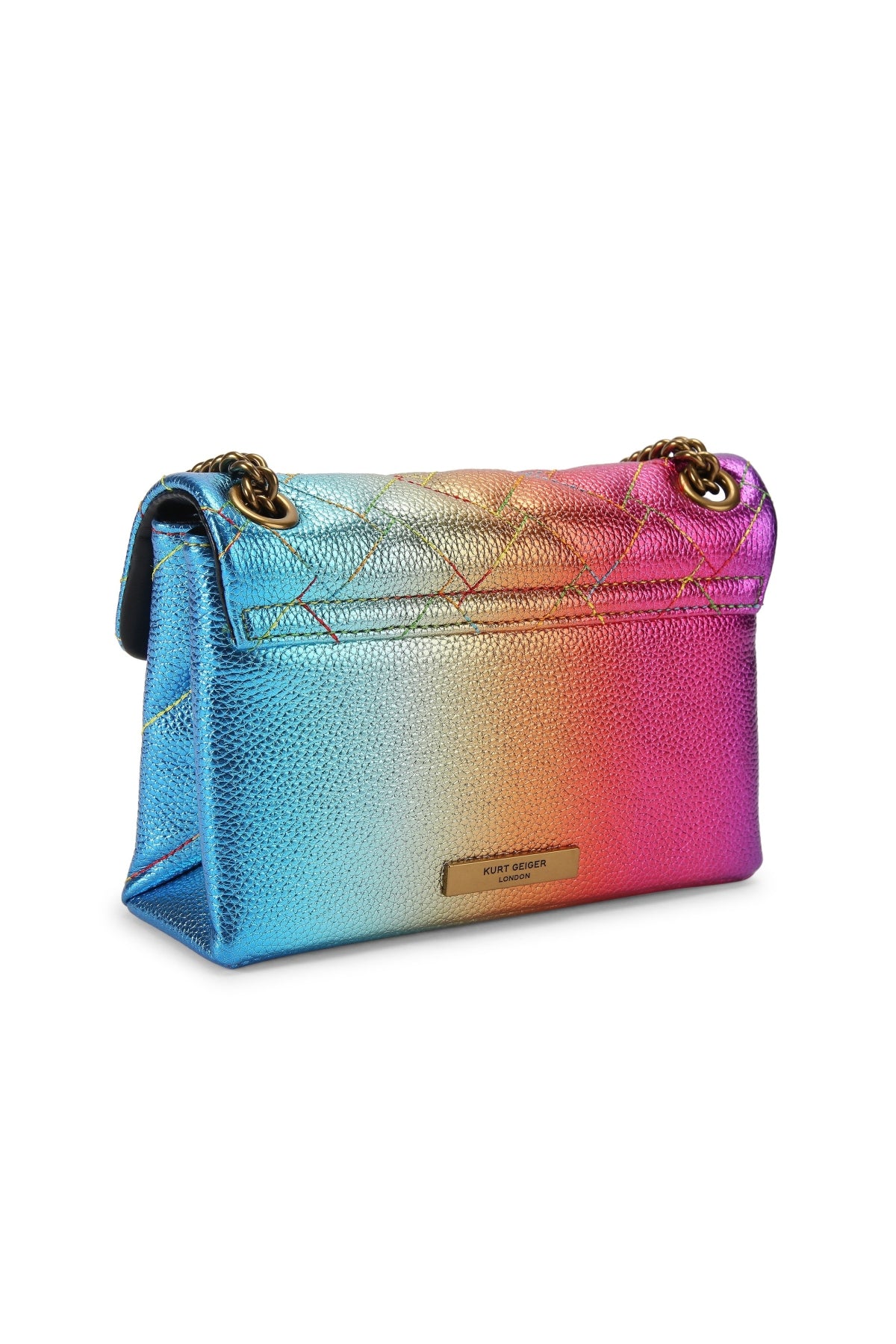 KURT GEIGER LONDON LEATHER MINI KENSINGTON en color MULTICOLOR (2)