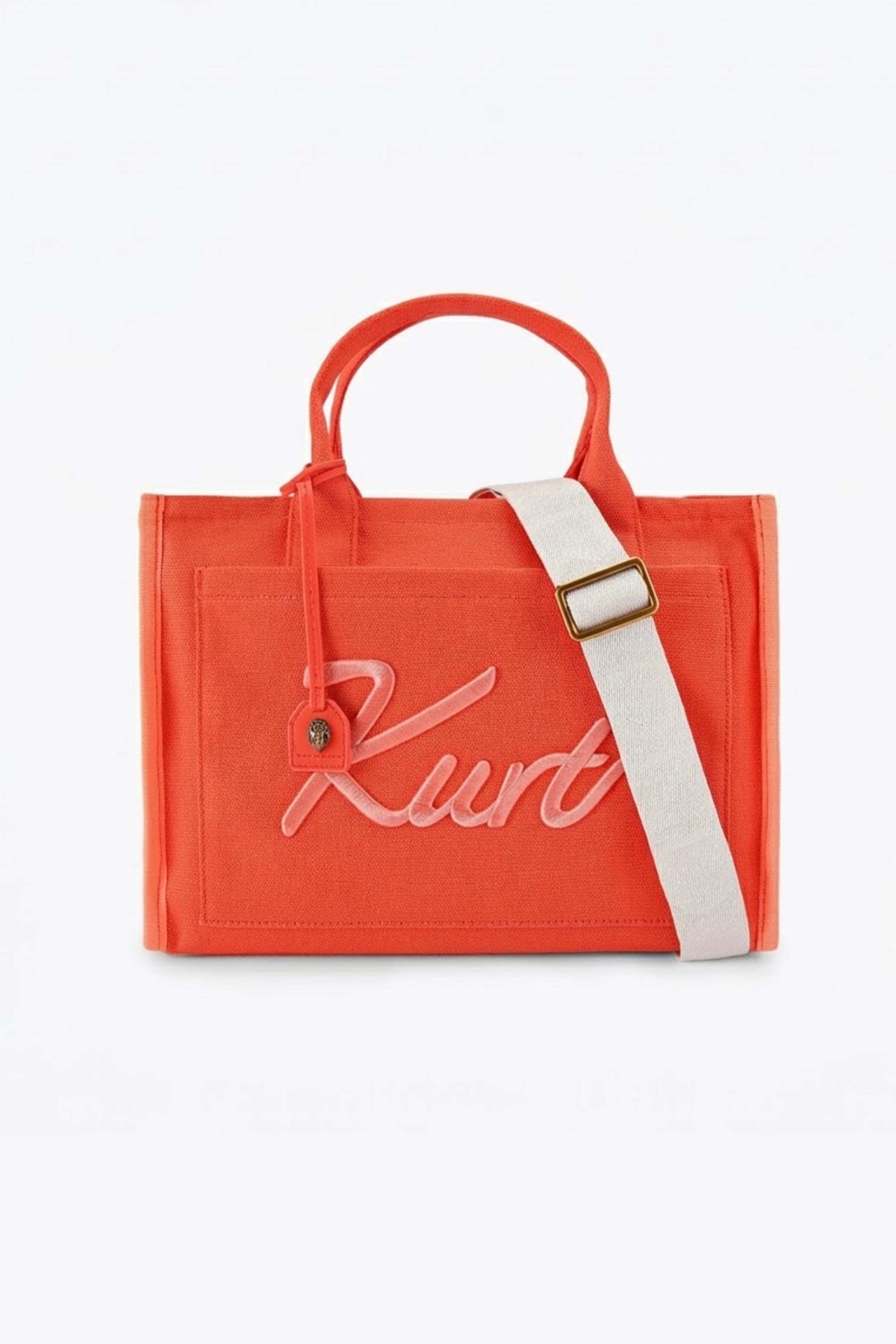 KURT GEIGER LONDON KURT TOTE en color NARANJA (1)