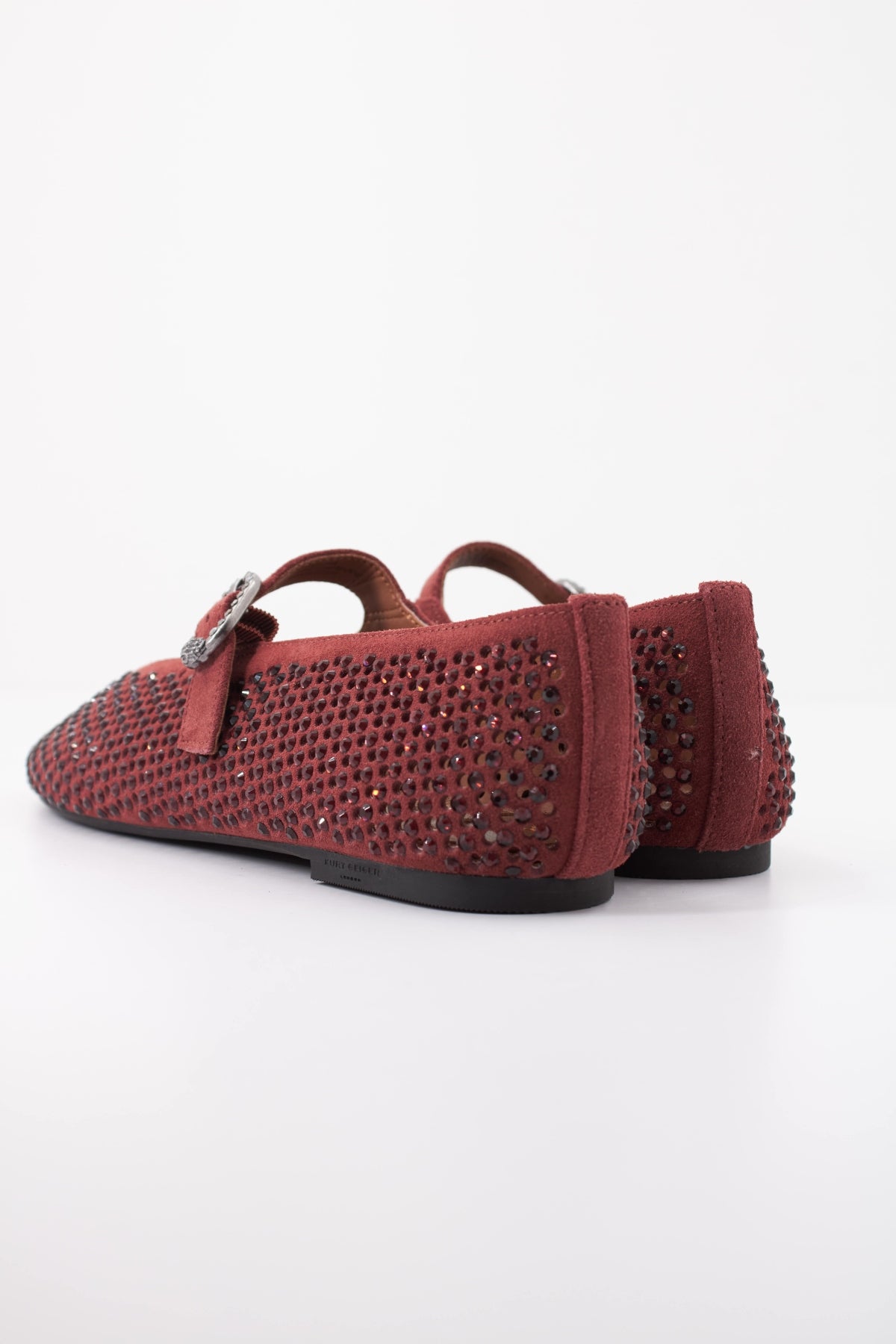 KURT GEIGER LONDON 2656354209K MAYFAIR BALLET FLAT en color BURDEOS (4)