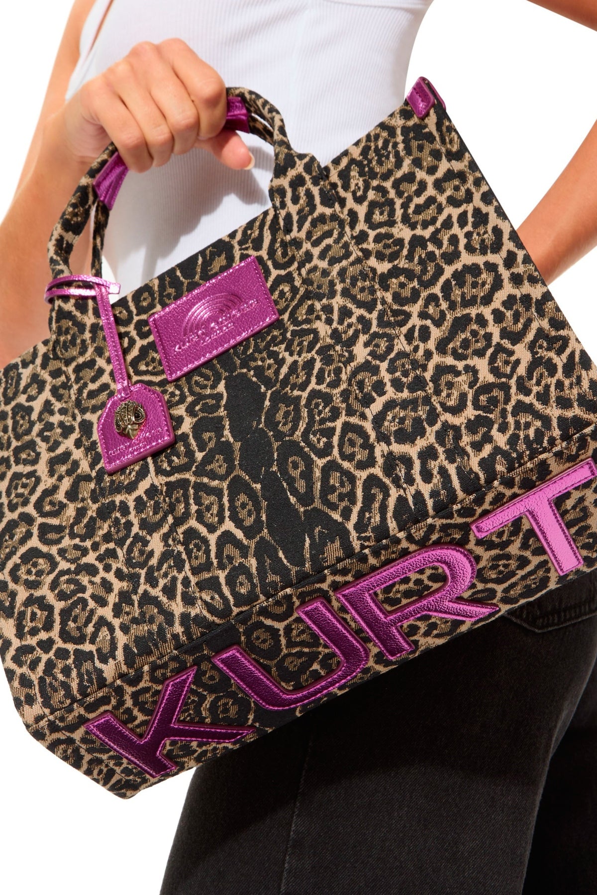 KURT GEIGER LONDON 5033539689K SOUTHBANK TOTE en color ANIMAL PRINT (3)