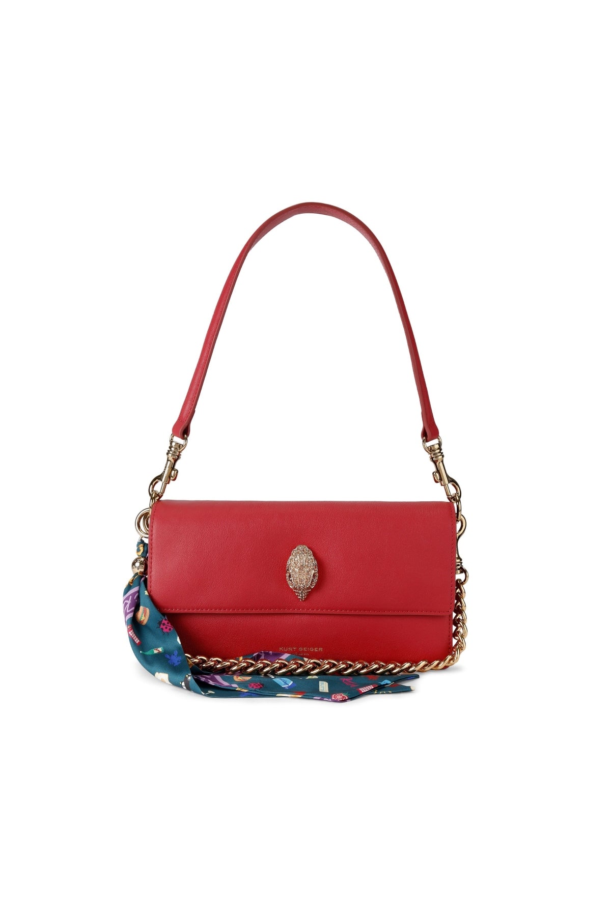 KURT GEIGER LONDON 5578859109K SLOANE SOFT SHOULDER en color ROJO (1)