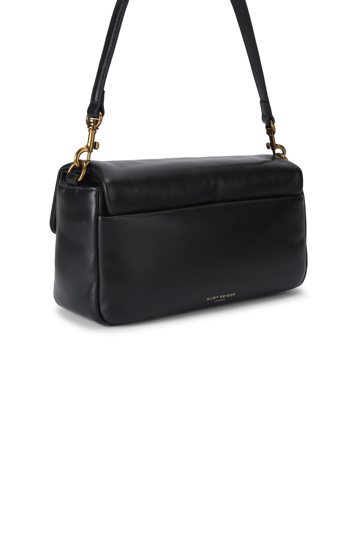 KURT GEIGER LONDON LEATHER OXFORD BAG en color NEGRO (2)