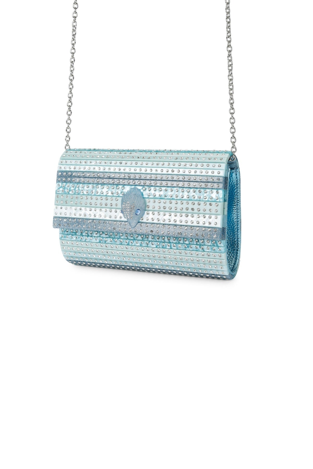 KURT GEIGER LONDON 8764083979K PARTY EAGLE CLUTCH DREN en color AZUL (5)