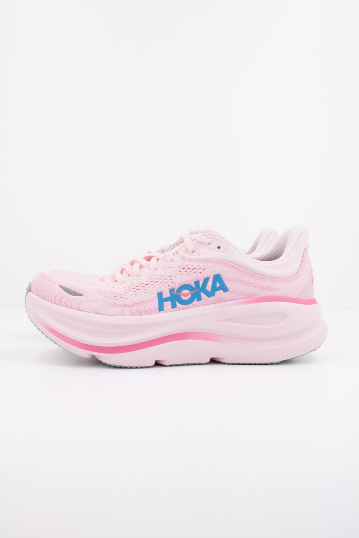 HOKA W BONDI 9 en color ROSA (1)