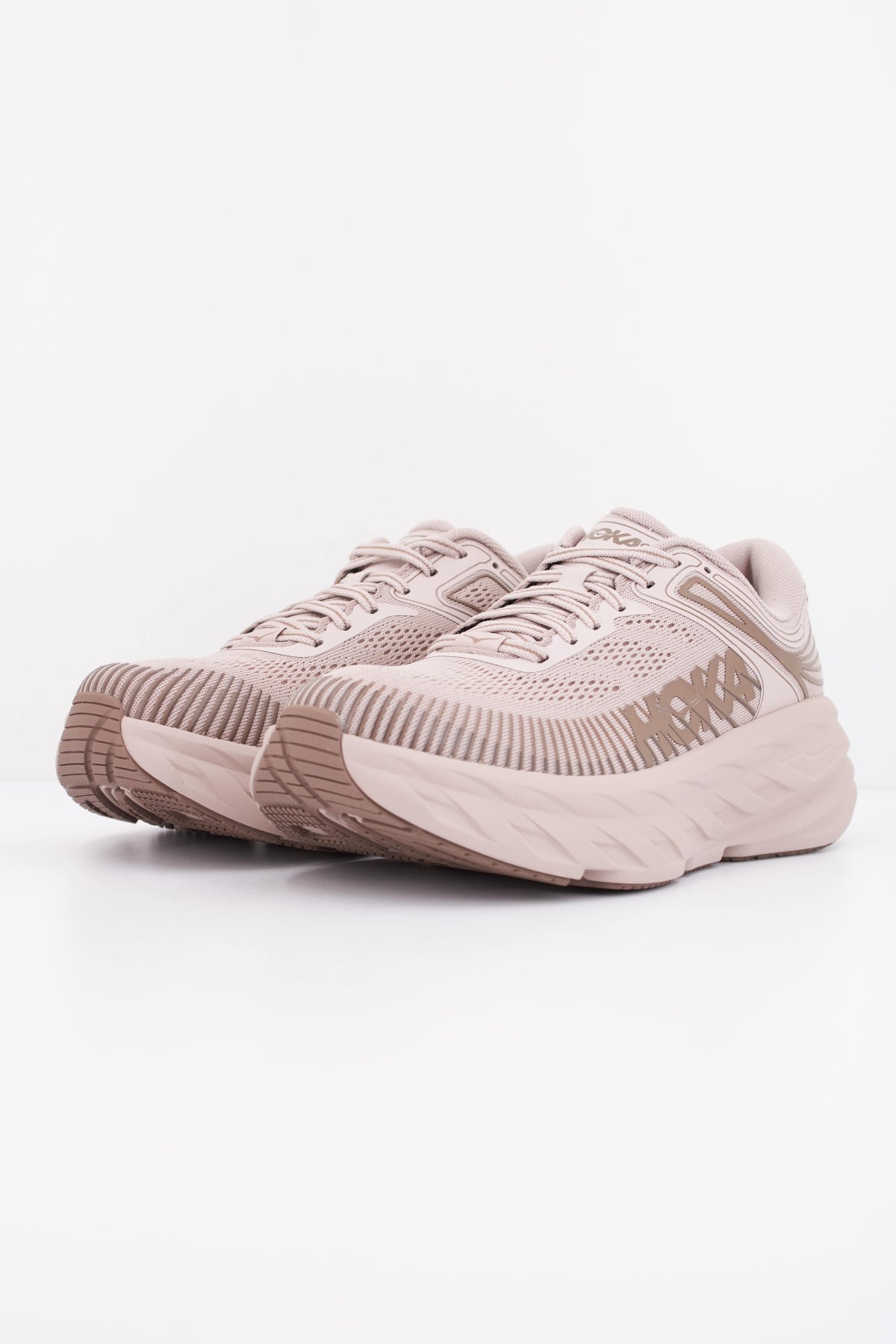 HOKA W BONDI 7 en color ROSA (2)