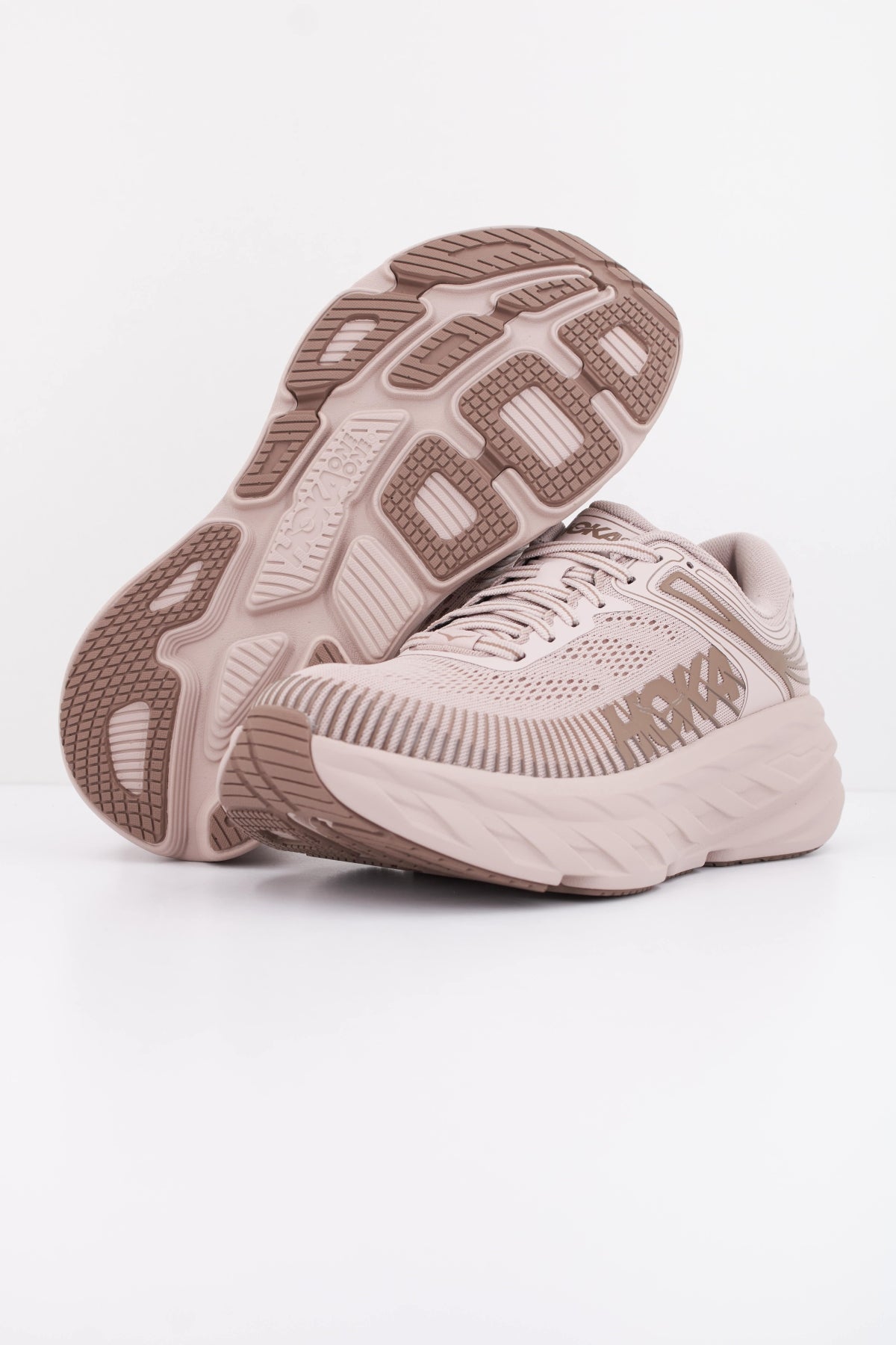 HOKA W BONDI 7 en color ROSA (5)