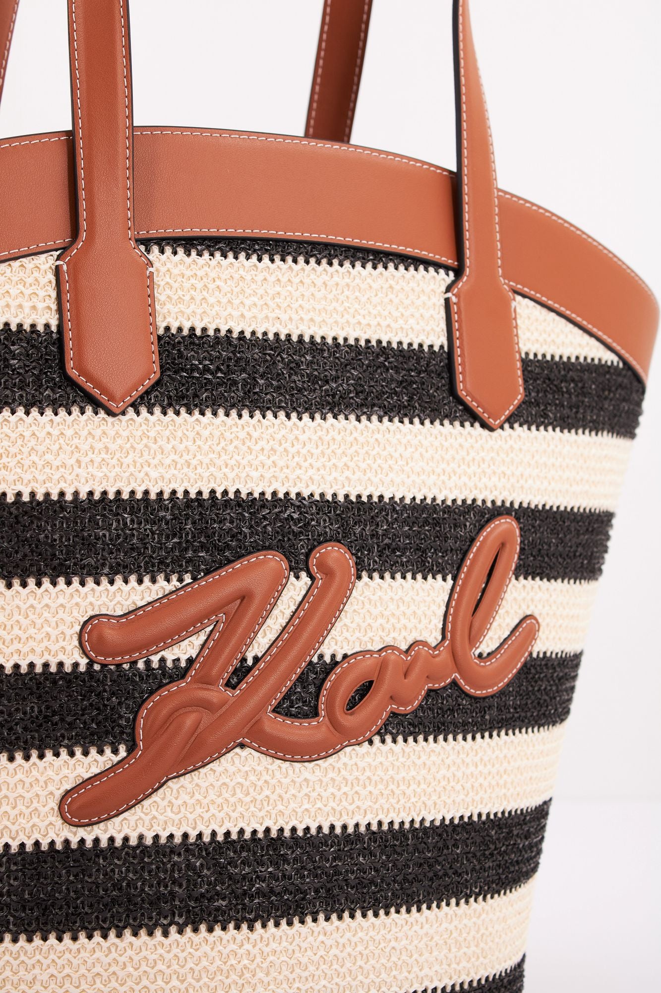 KARL LAGERFELD K/SIGNATURE TULIP MD TOTE RAFFIA en color BLANCO (4)