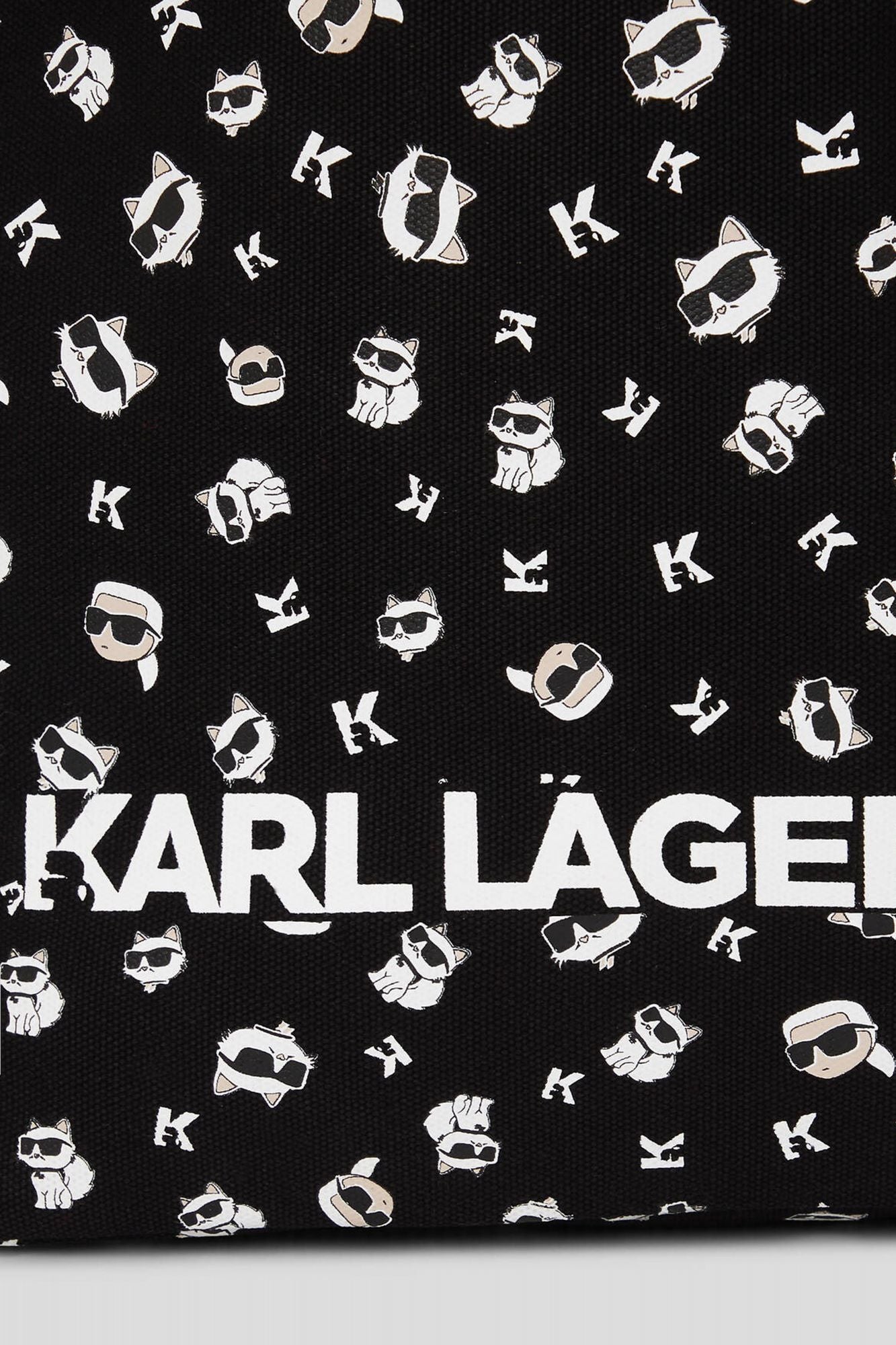 KARL LAGERFELD K/IKONIK 2.0 SHOPPER XL KC en color NEGRO (3)
