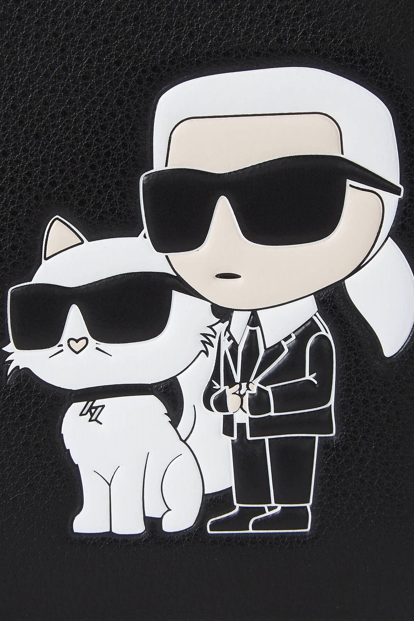 KARL LAGERFELD K/IKONIK 2.0 LEATHER M BFL en color NEGRO (4)