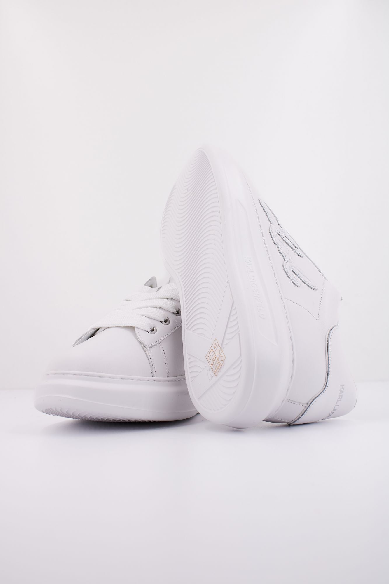 KARL LAGERFELD KAPRI MENS SIGNIA PATCH EM en color BLANCO (5)