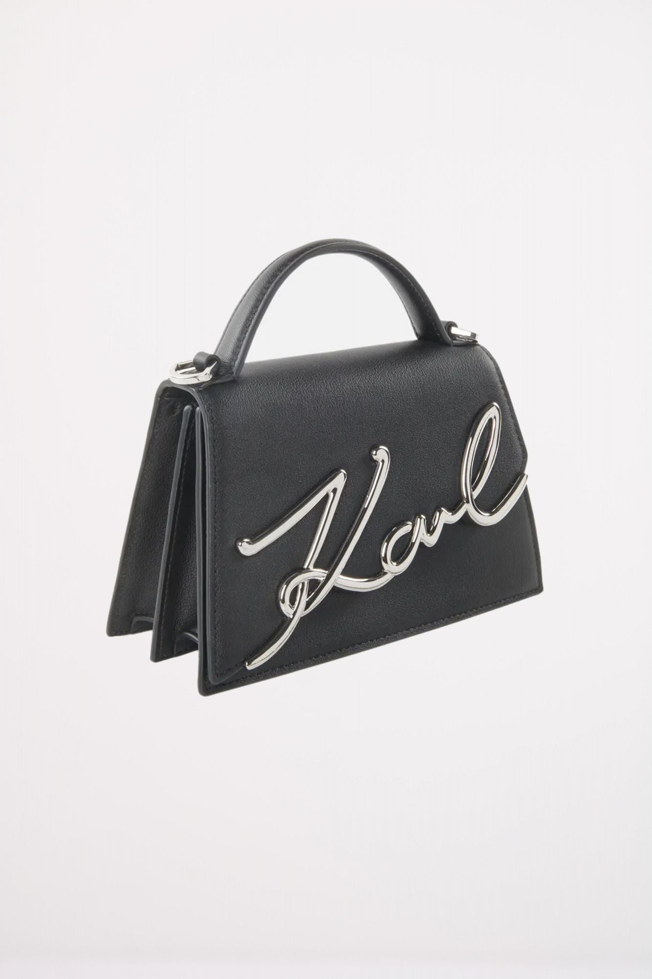 KARL LAGERFELD SIGNATURE 2.0 MD CROSSBODY en color NEGRO (2)
