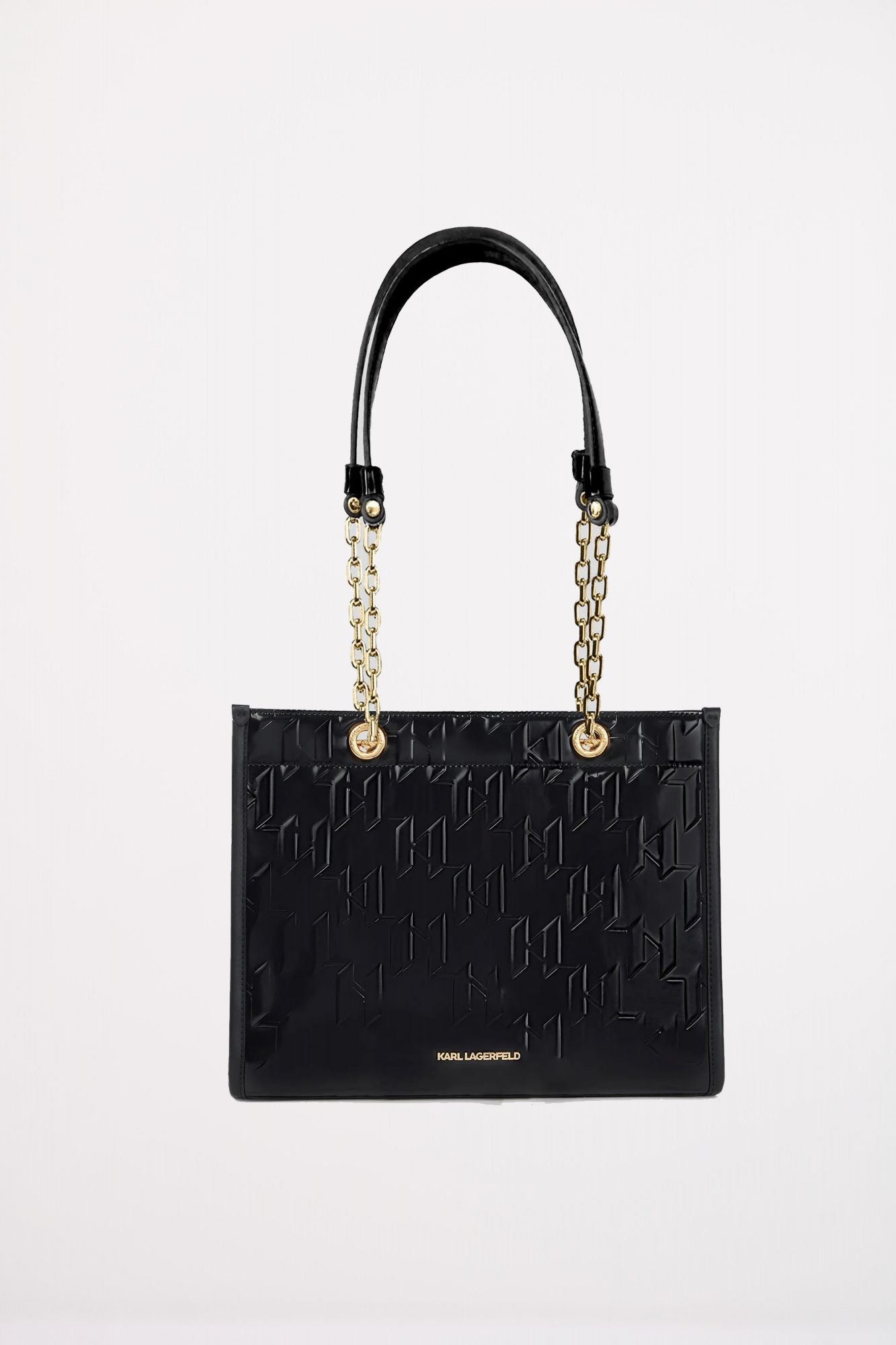 KARL LAGERFELD SKUARE SP SHINY MONO MD TO en color NEGRO (1)