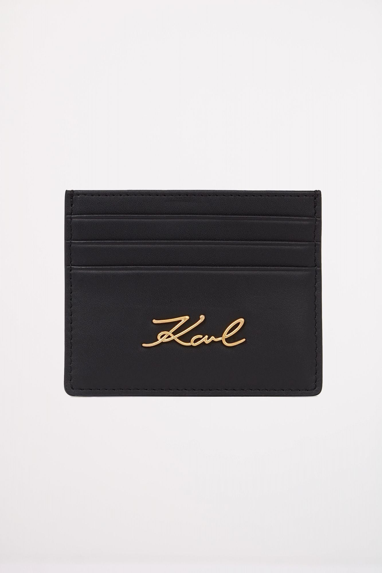 KARL LAGERFELD SIGNATURE CARDHOLDER en color NEGRO (1)