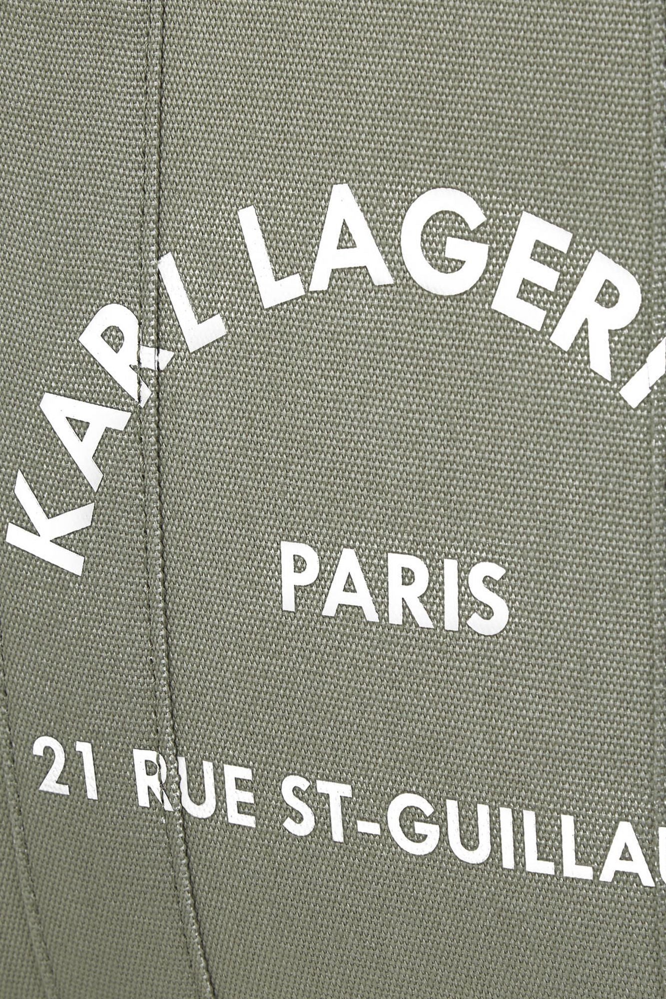 KARL LAGERFELD RSG SQUARE MEDIUM TOTE en color VERDE (4)