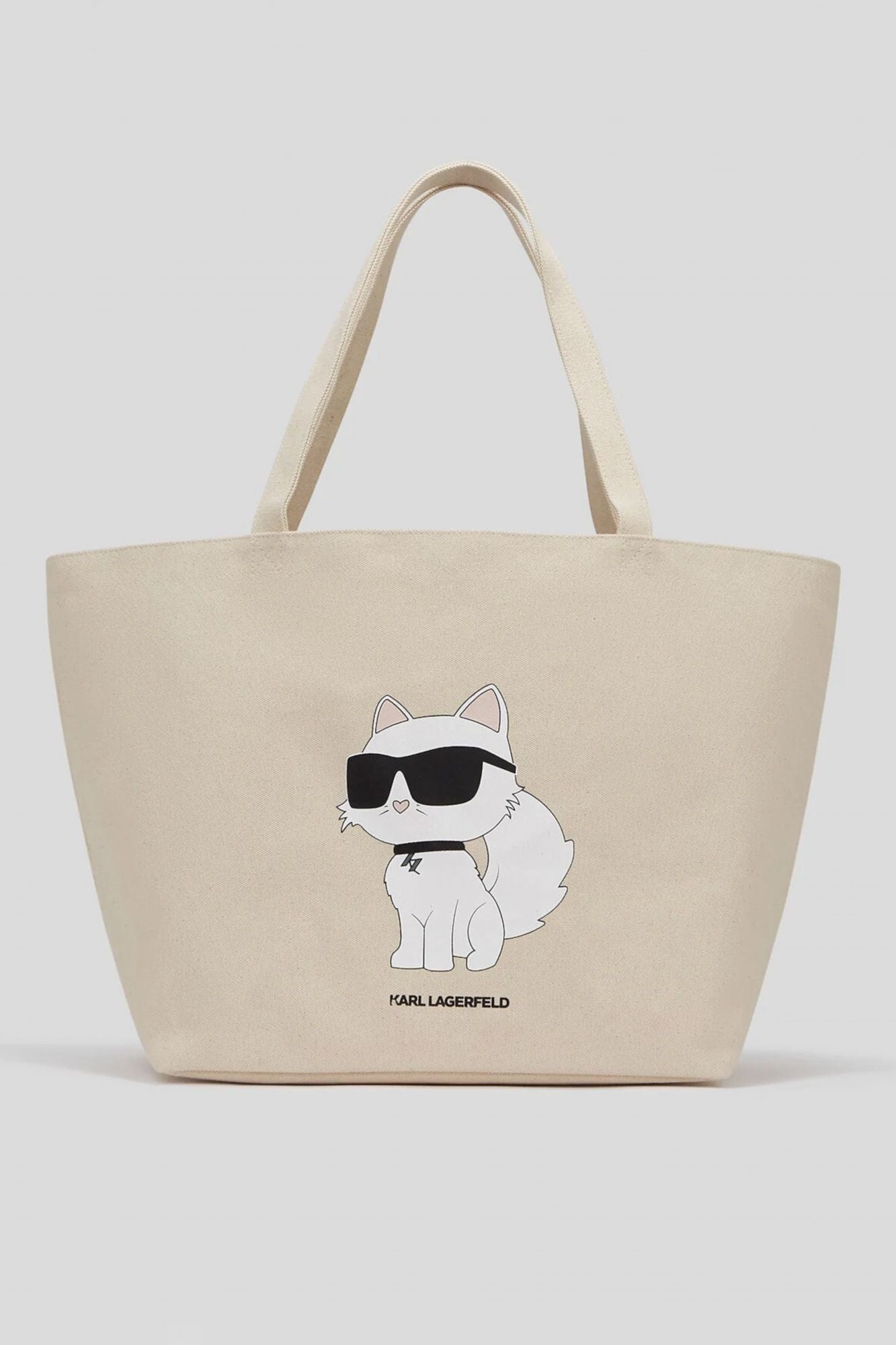 KARL LAGERFELD IKON CHOUPETTE FB SHOPPER en color BEIS (1)