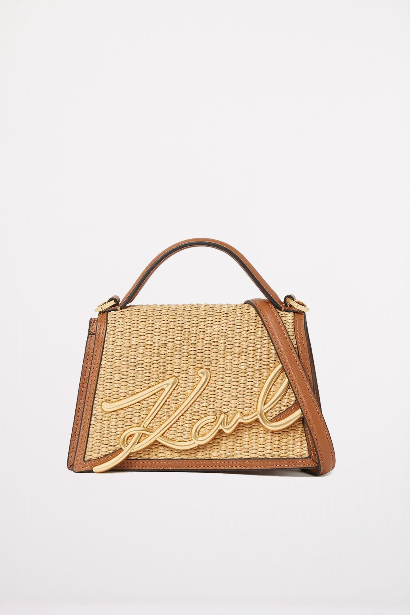 KARL LAGERFELD SIGNATURE 2.0 SM CB RAFFIA en color MARRON CLARO (1)