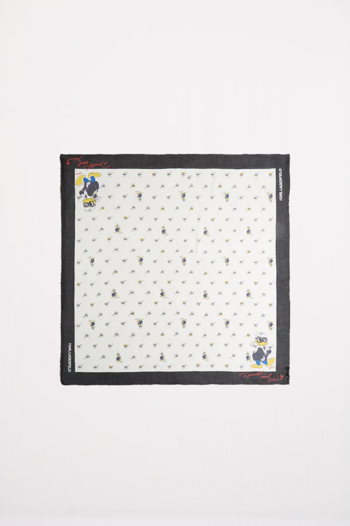KARL LAGERFELD KL DISNEY AOP MODAL SCARF en color BLANCO (1)