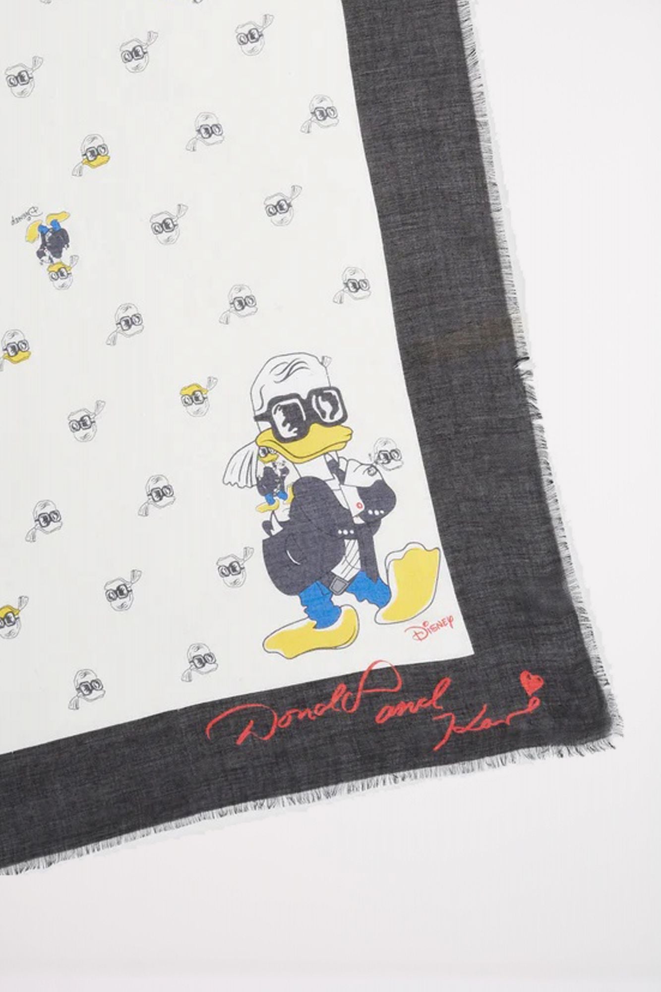 KARL LAGERFELD KL DISNEY AOP MODAL SCARF en color BLANCO (3)