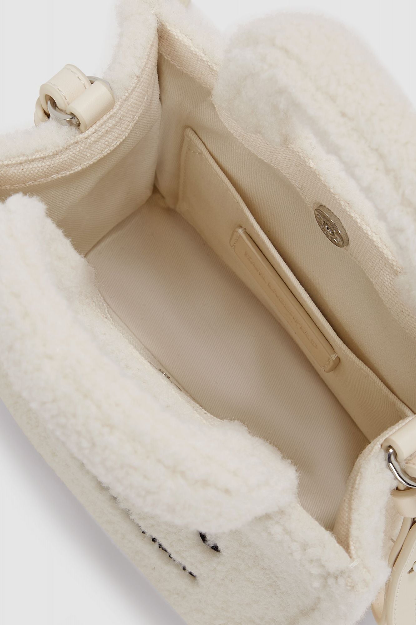 KARL LAGERFELD K RSG MINI SQUARE TOTE SHE en color BLANCO (3)