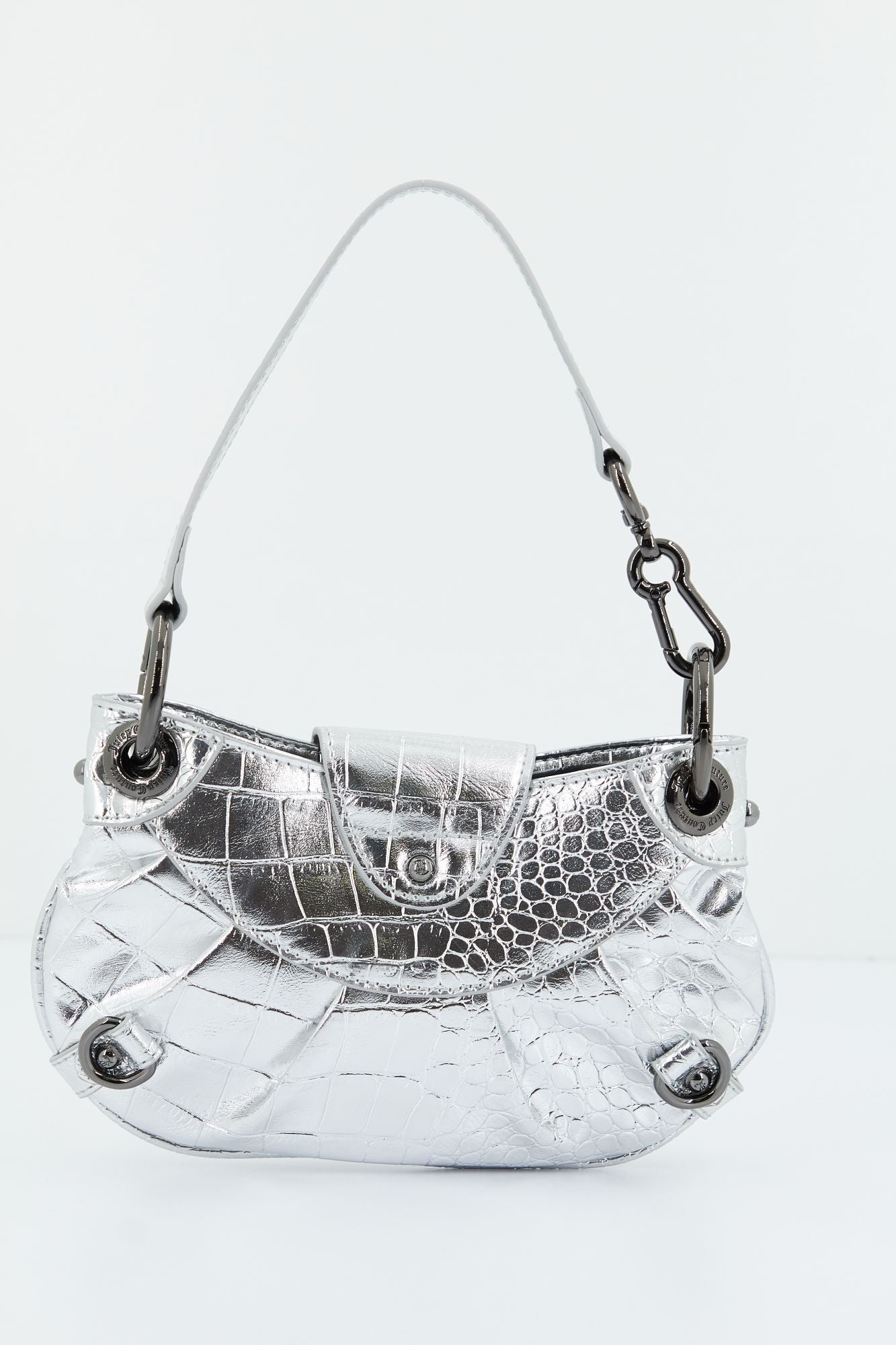 JUICY COUTURE LOVE MET CROCO VERS BAGTT en color PLATA (3)