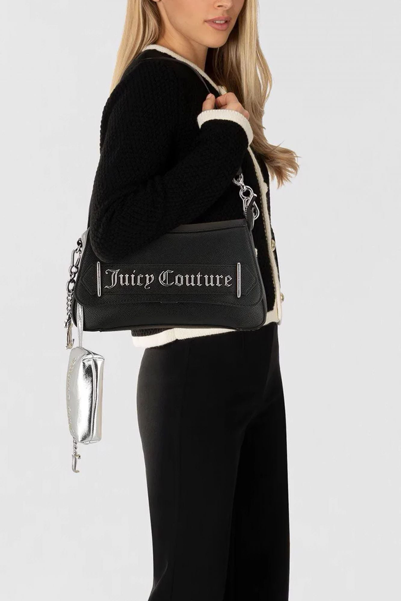 JUICY COUTURE JASMINE SHOULDER BAG en color NEGRO (1)