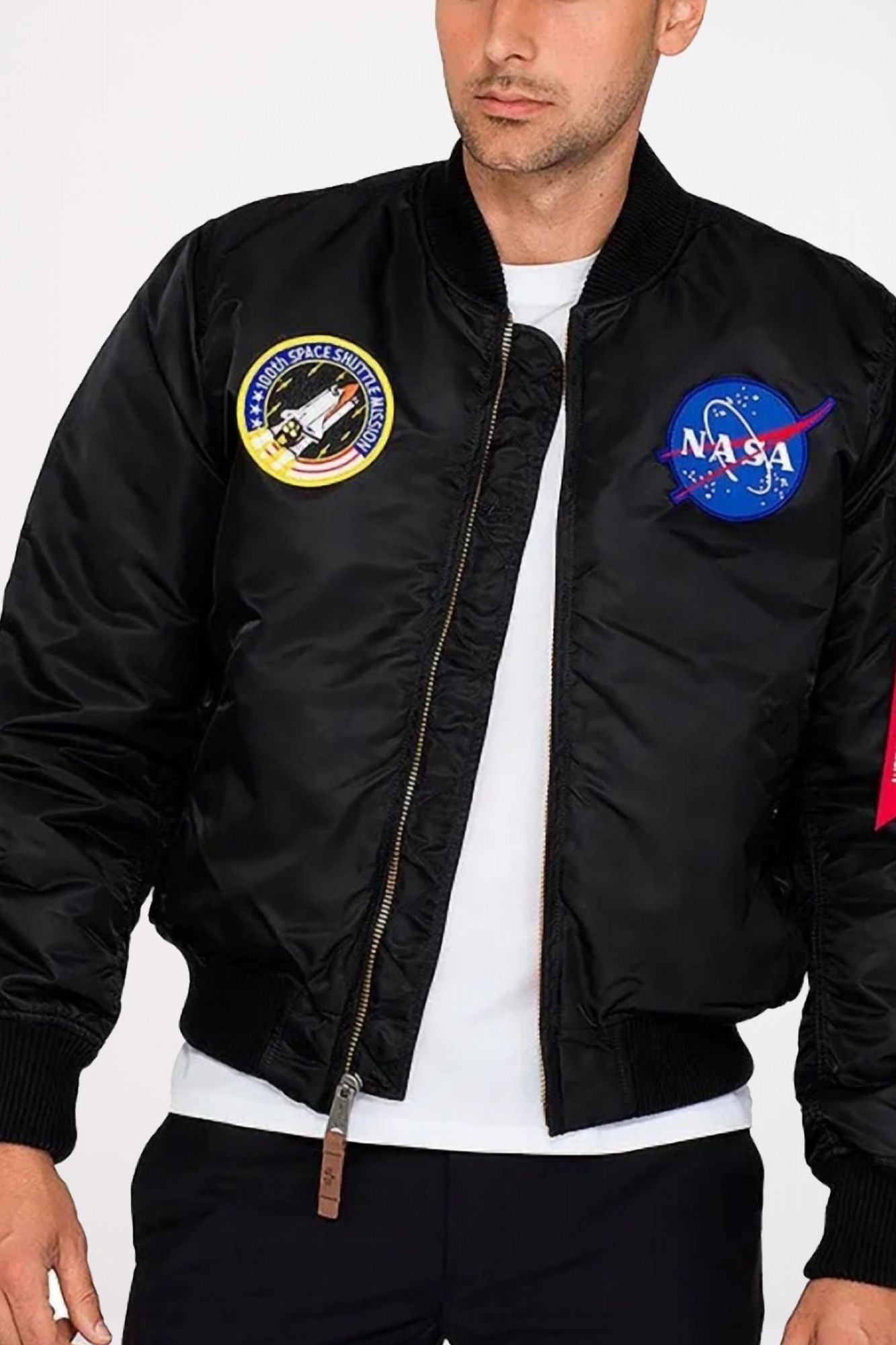 ALPHA INDUSTRIES MA1 VF NASA en color NEGRO (1)
