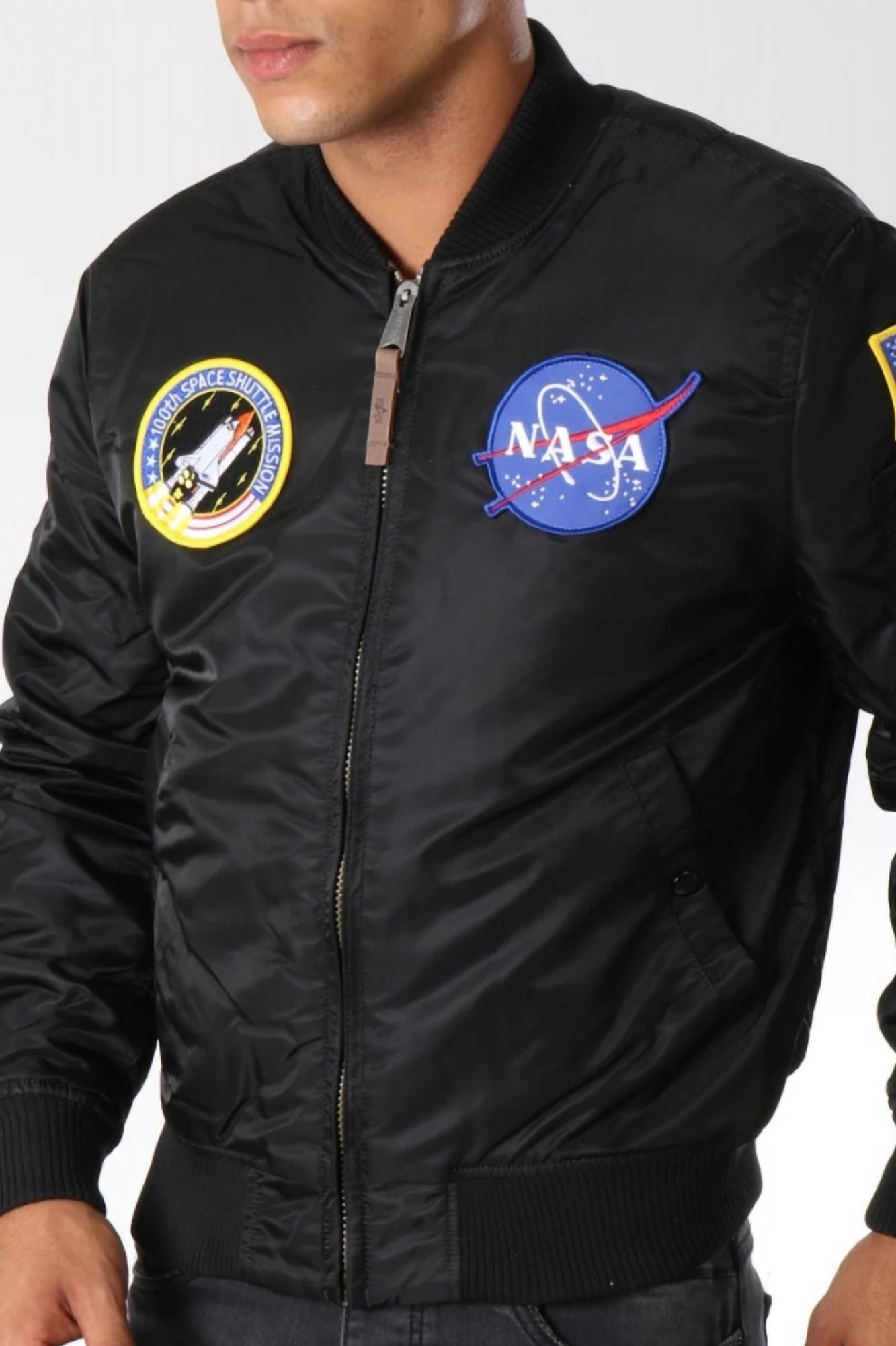 ALPHA INDUSTRIES MA1 VF NASA en color NEGRO (3)