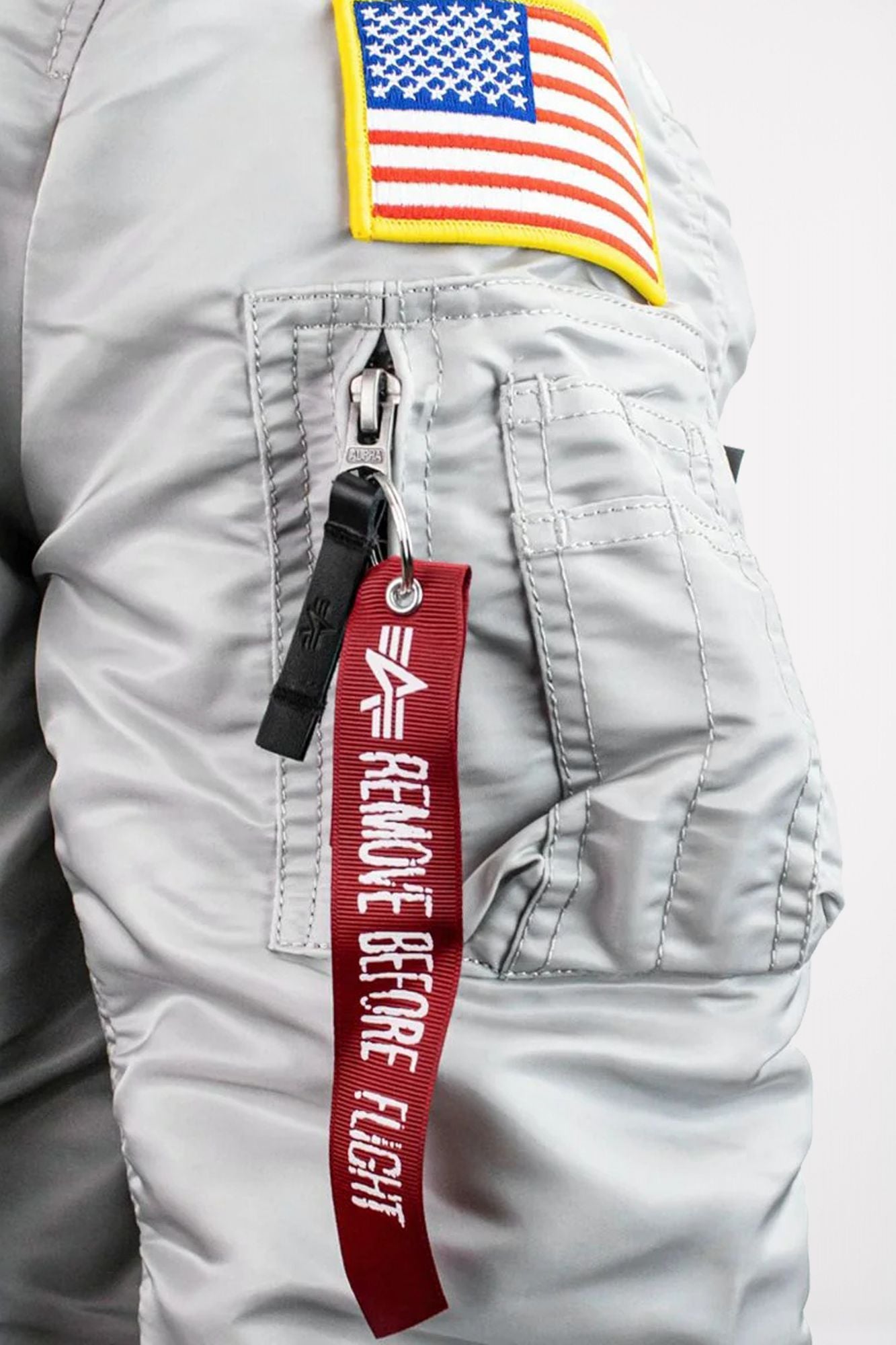 ALPHA INDUSTRIES MA1 VF NASA en color GRIS (4)