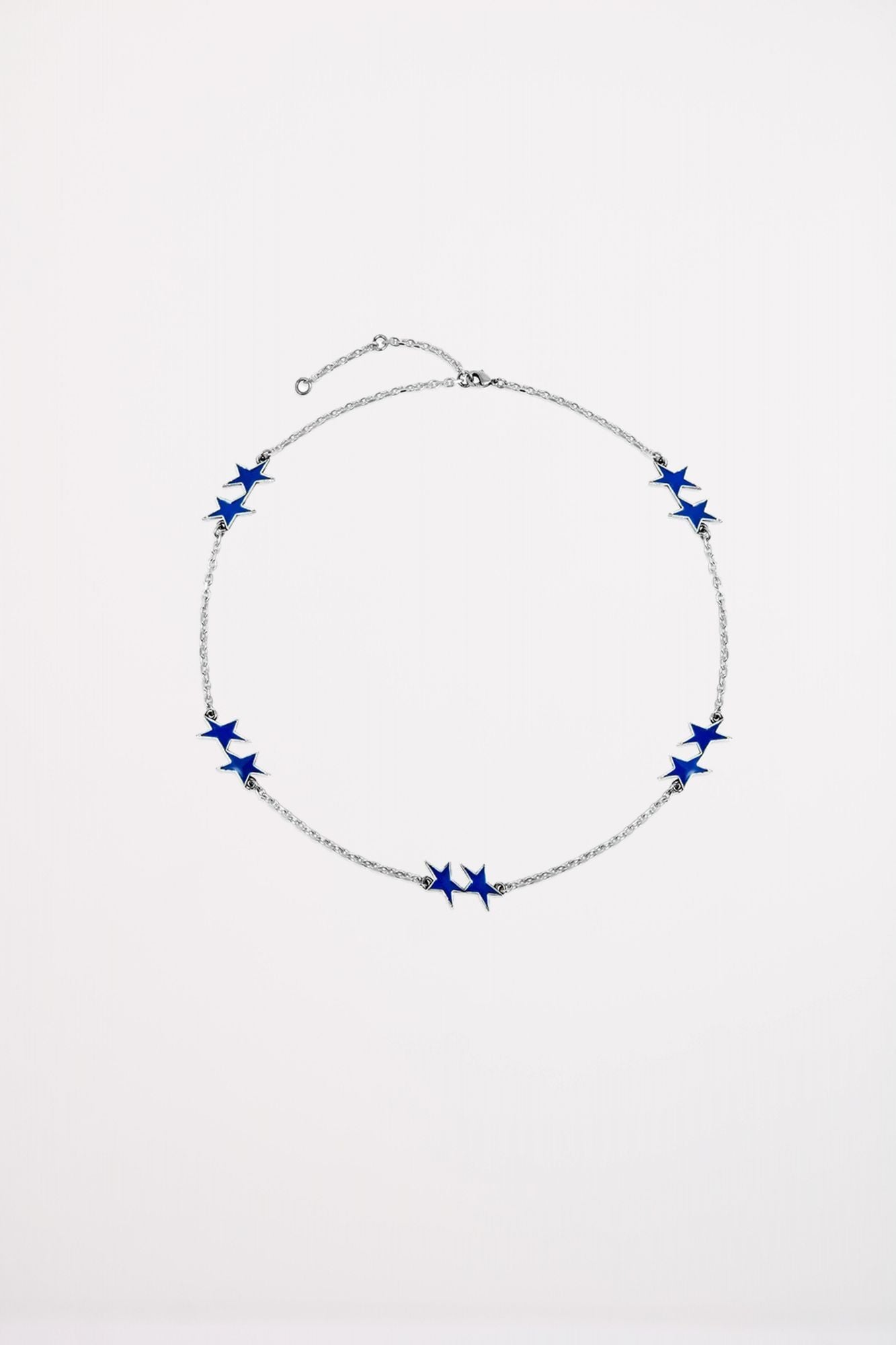 TWOJEYS ENAMELED ICON NECKLACE en color PLATA (1)