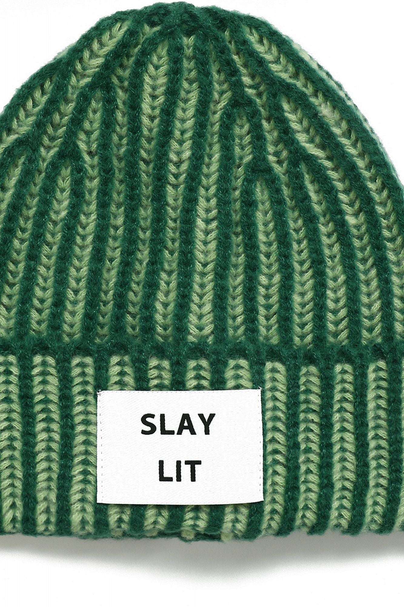 VERB TO DO HAT STAY LIT en color VERDE (3)