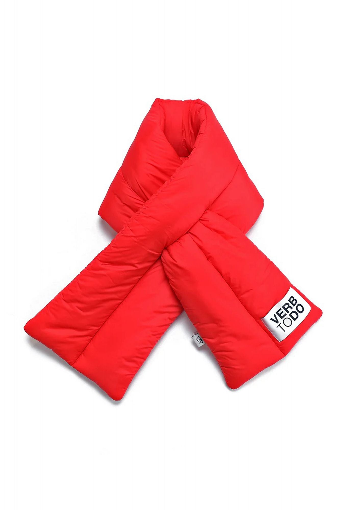 VERB TO DO SCARF NYLON PUFFER en color ROJO (2)