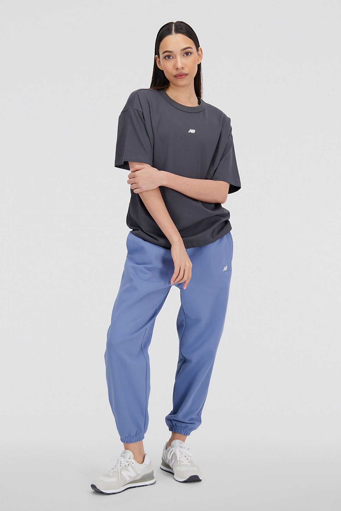 NEW BALANCE ATHLETICS OVERSIZED T-SHIRT en color GRIS (4)