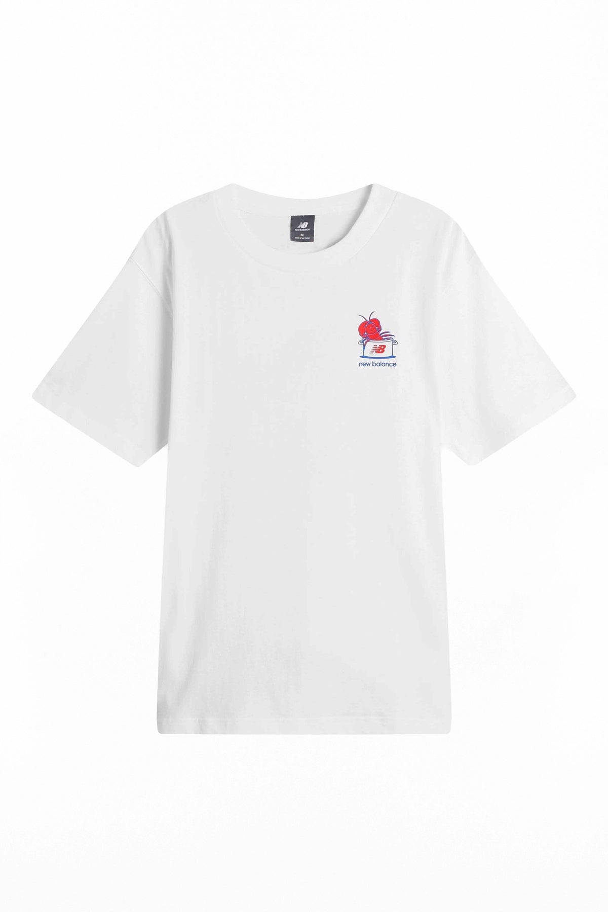 NEW BALANCE CAMISETA LOB RL en color BLANCO (1)