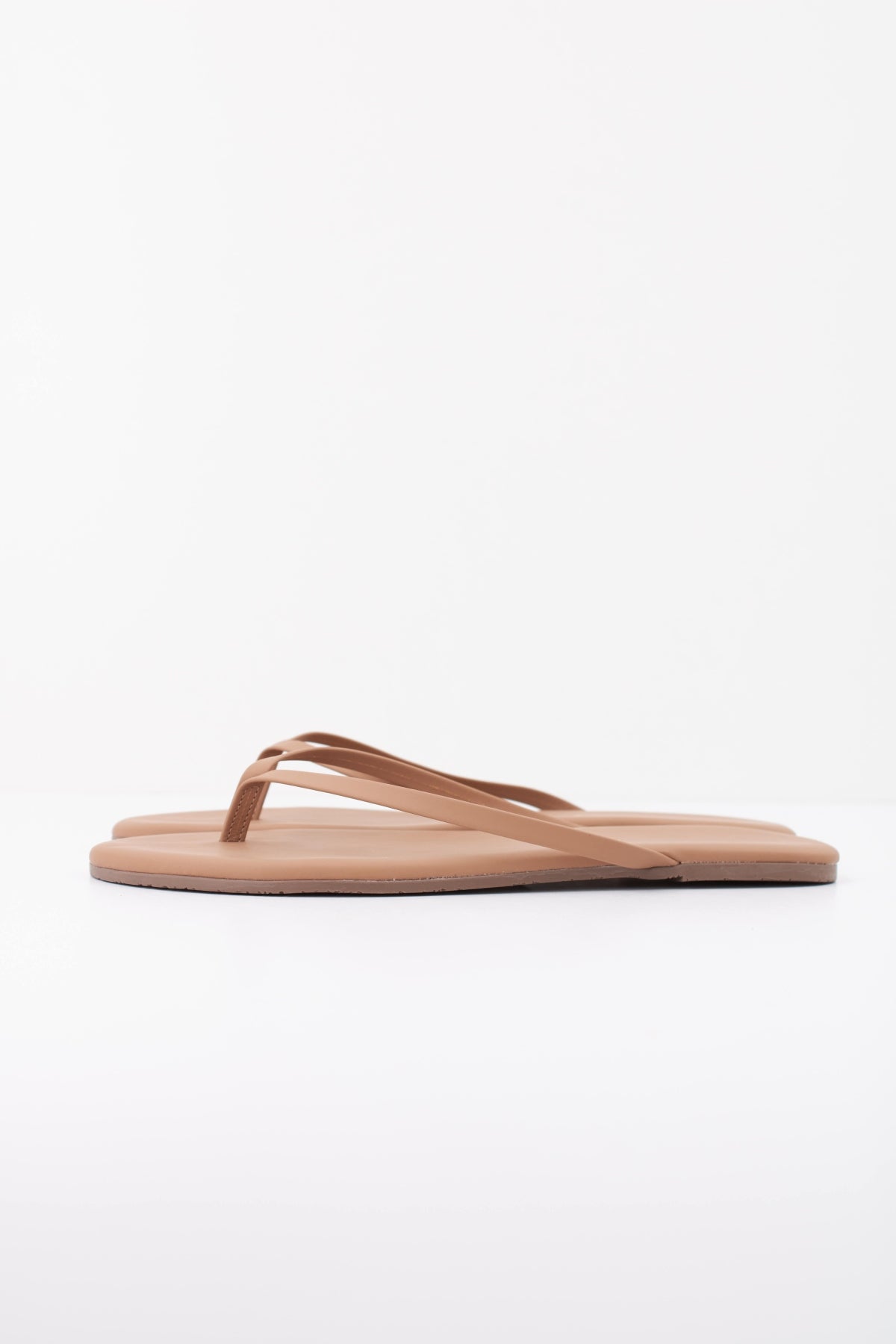 TKEES SANDALIA PLANA en color MARRON CLARO (1)