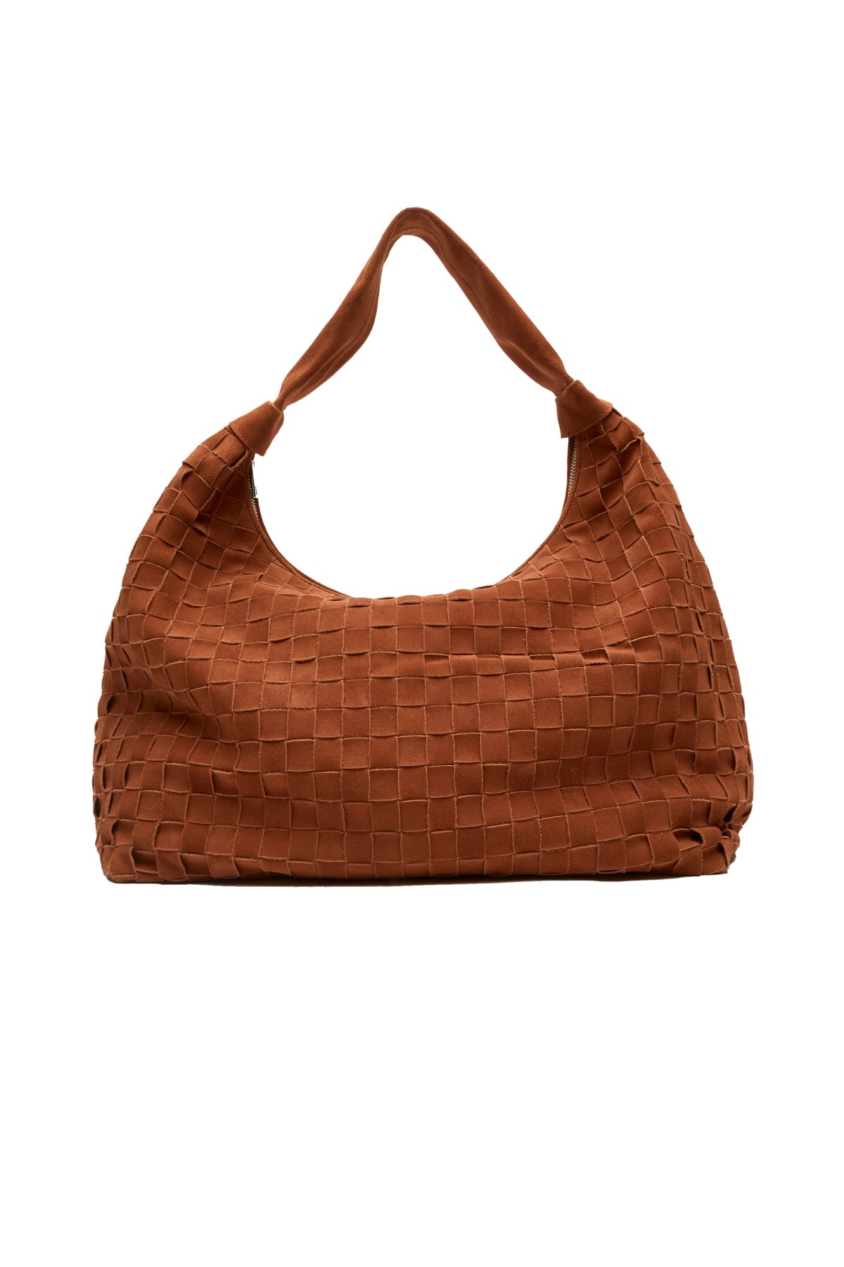 NUNOO MAXI DANDY BRAIDED SUEDE en color MARRON (1)