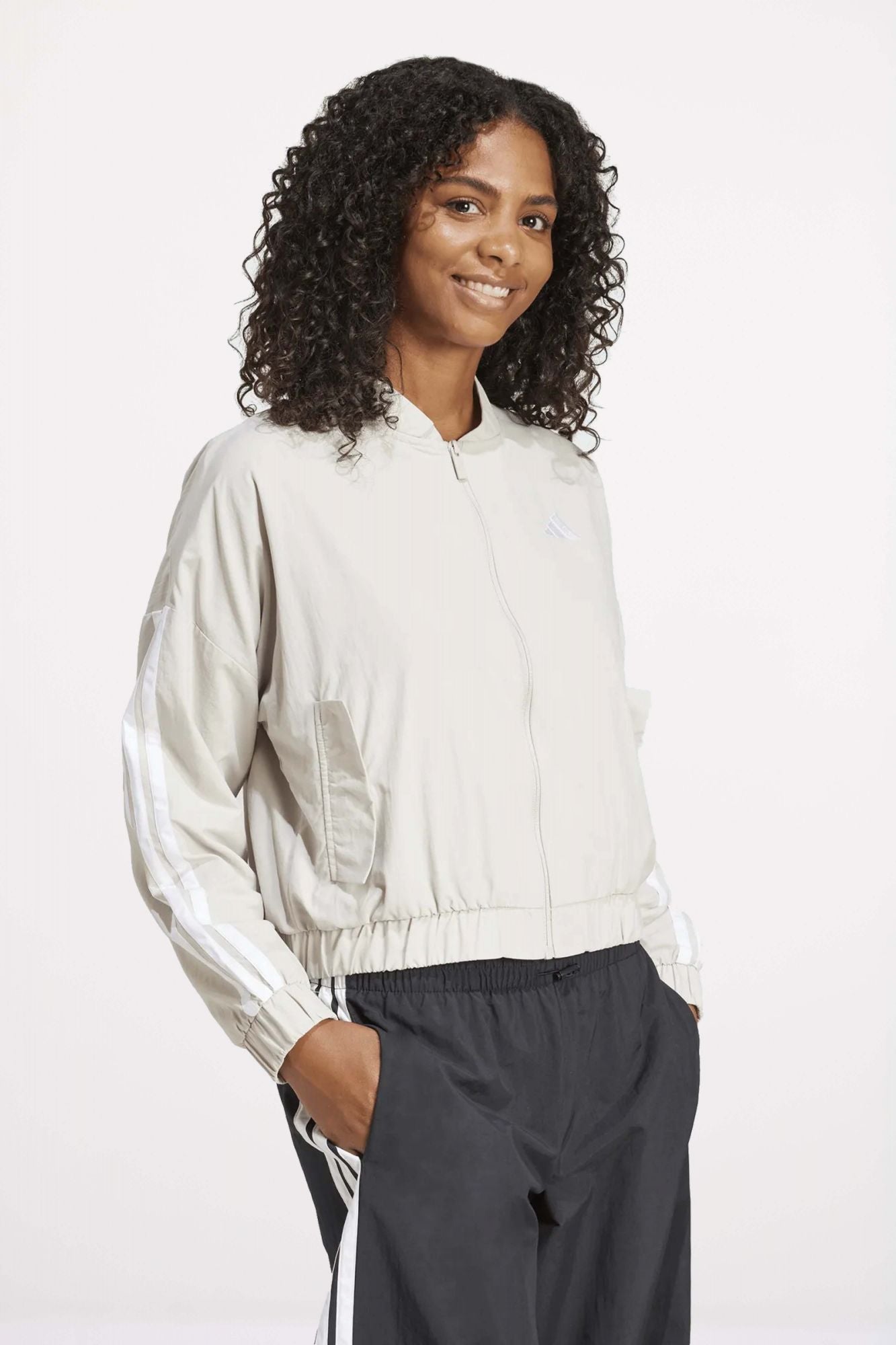 ADIDAS W 3S WV BOMBER en color BLANCO (4)