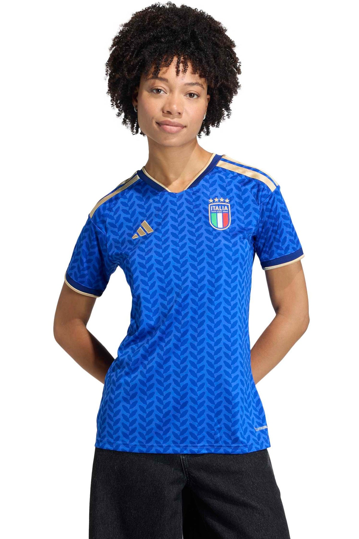 ADIDAS Camiseta Italia 26 en color AZUL (1)