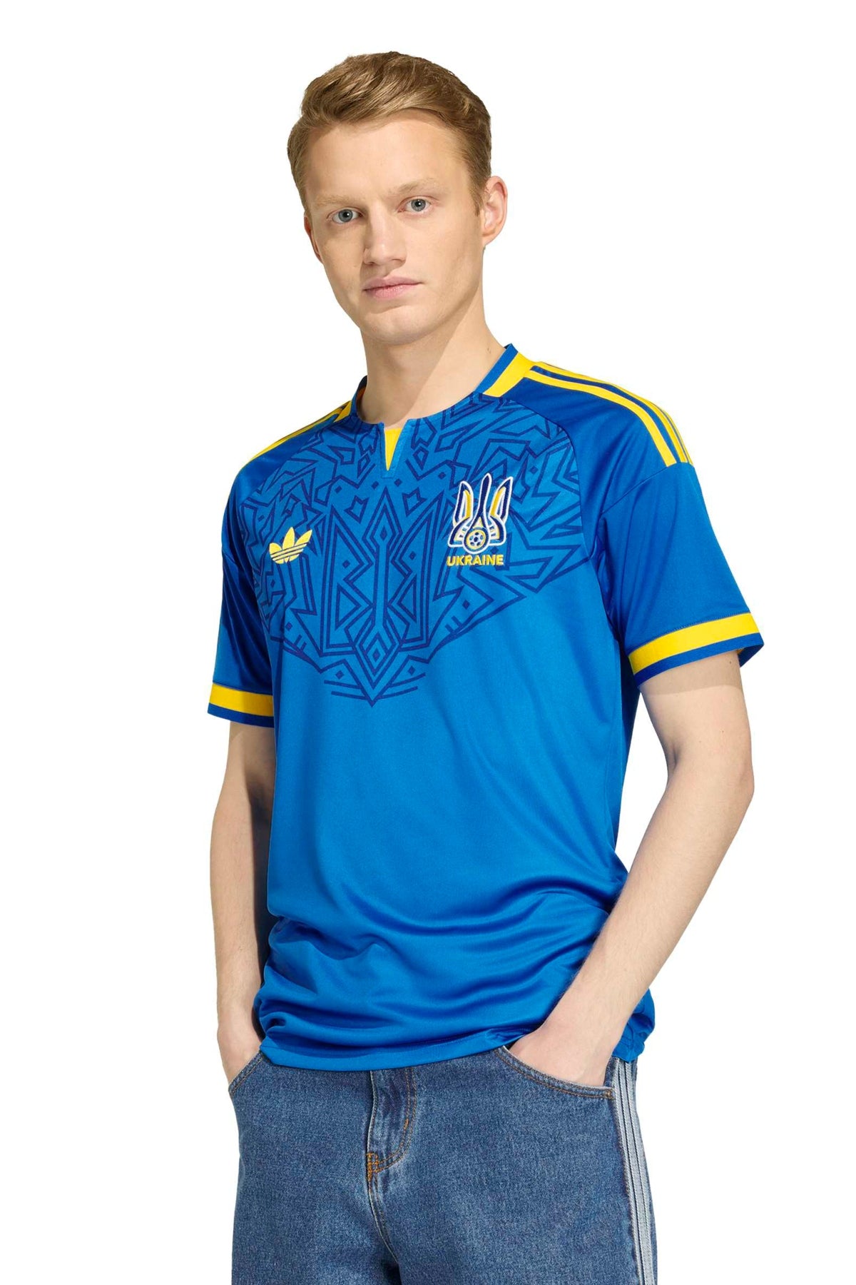 ADIDAS Camiseta Ucrania 26 en color AZUL (3)