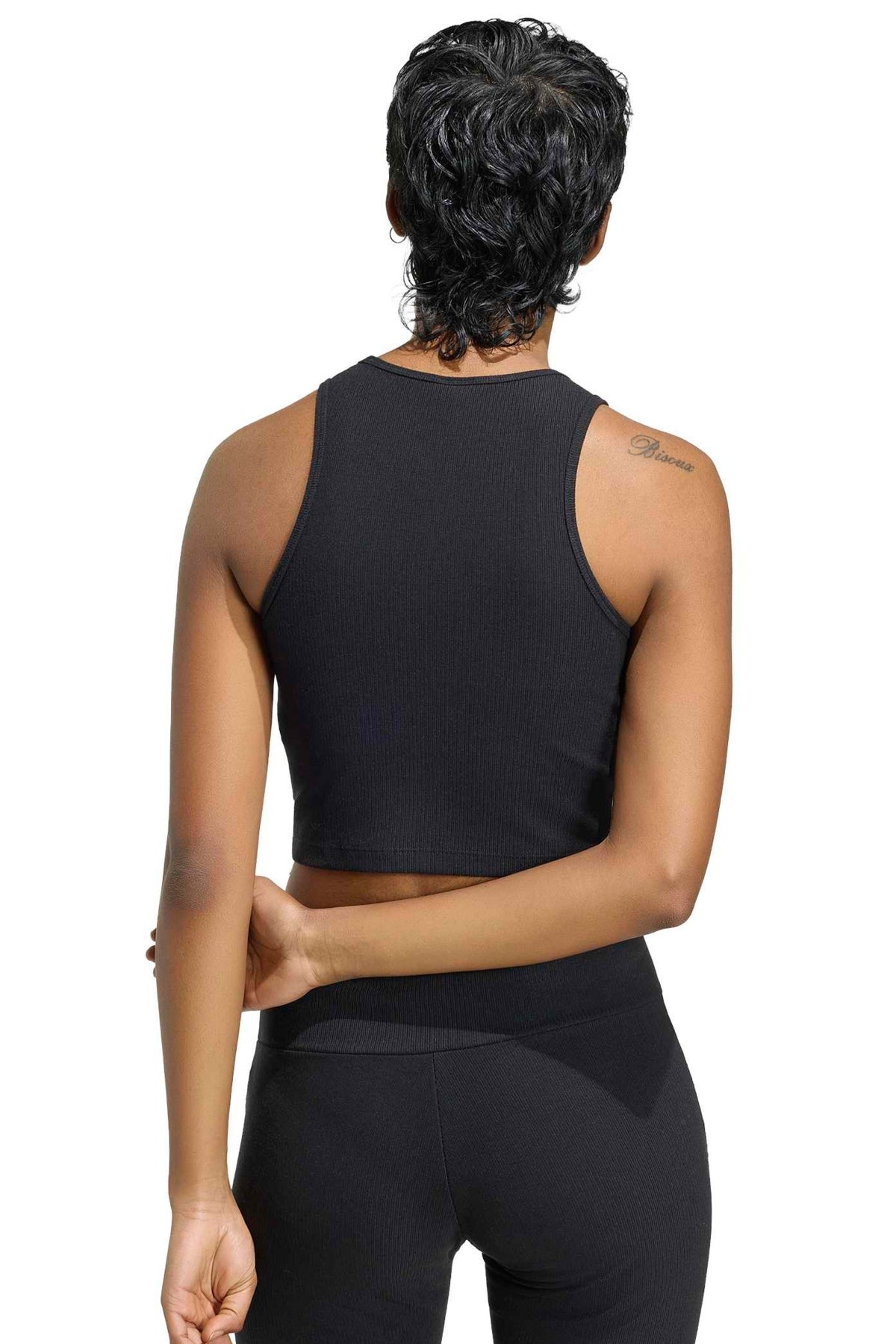ADIDAS ORIGINALS KR3602 ESS RIB TANK en color NEGRO (2)