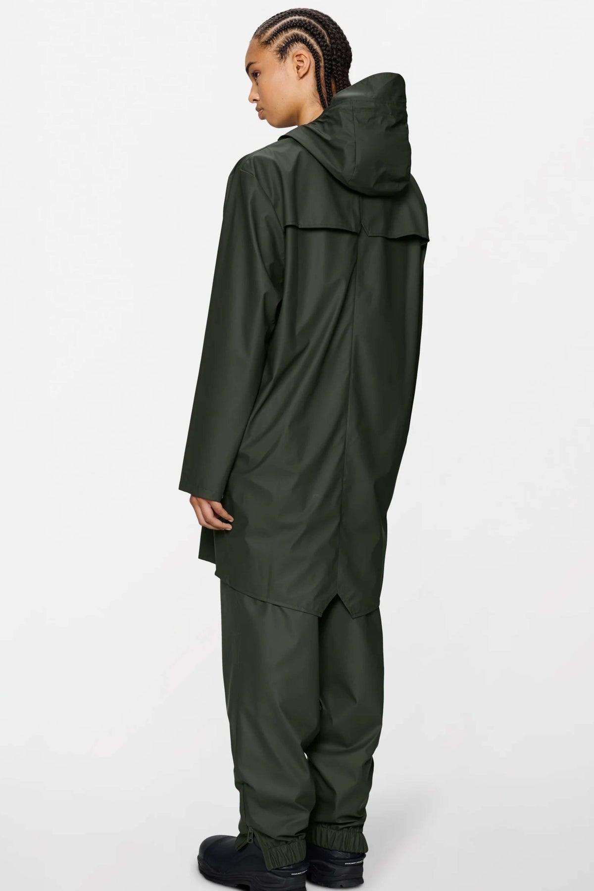 RAINS LONG JACKET W3 en color GRIS (2)
